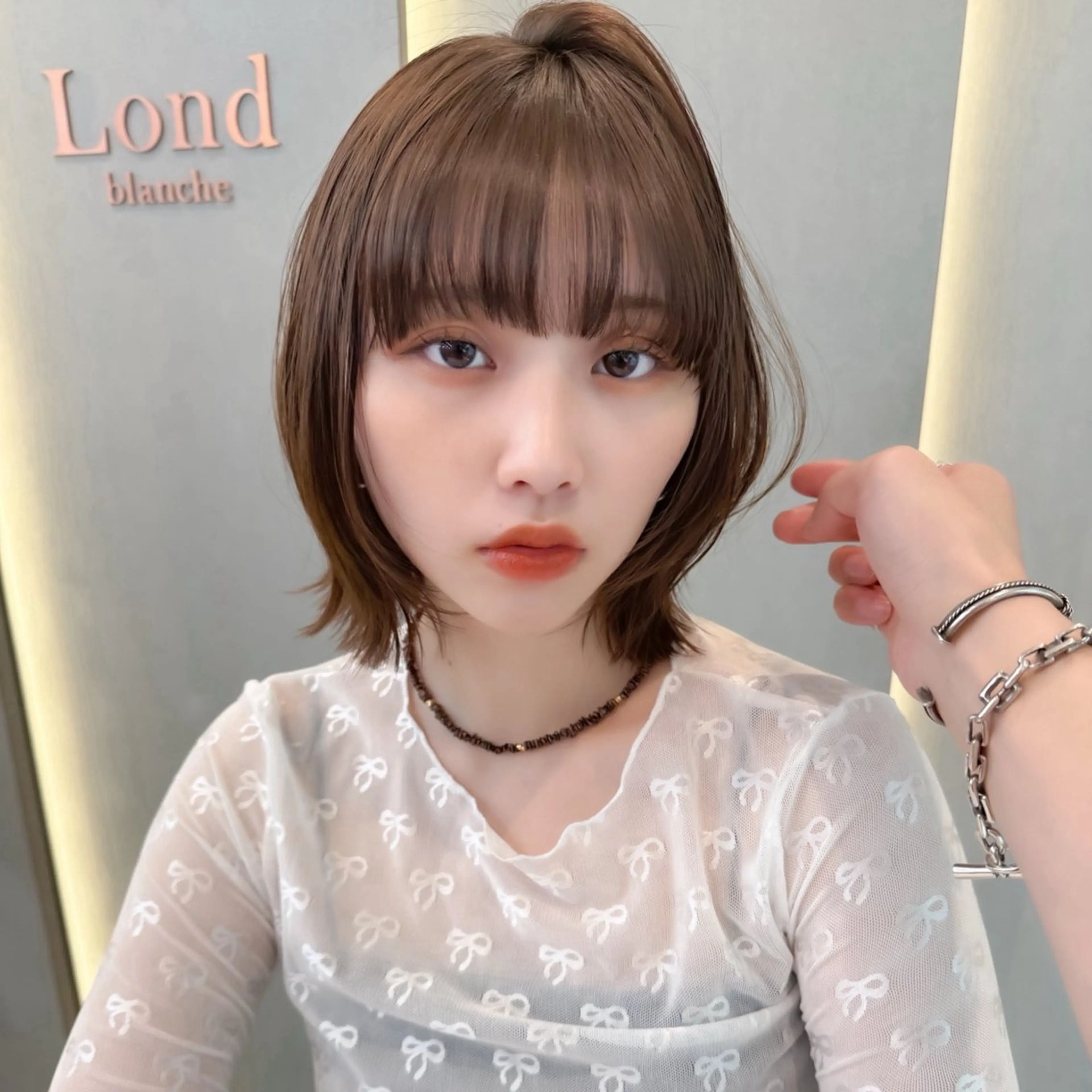 🌈似合わせカット+🍀ツヤ感up.inoaカラー+⭐️1stepトリートメント⭐️の写真