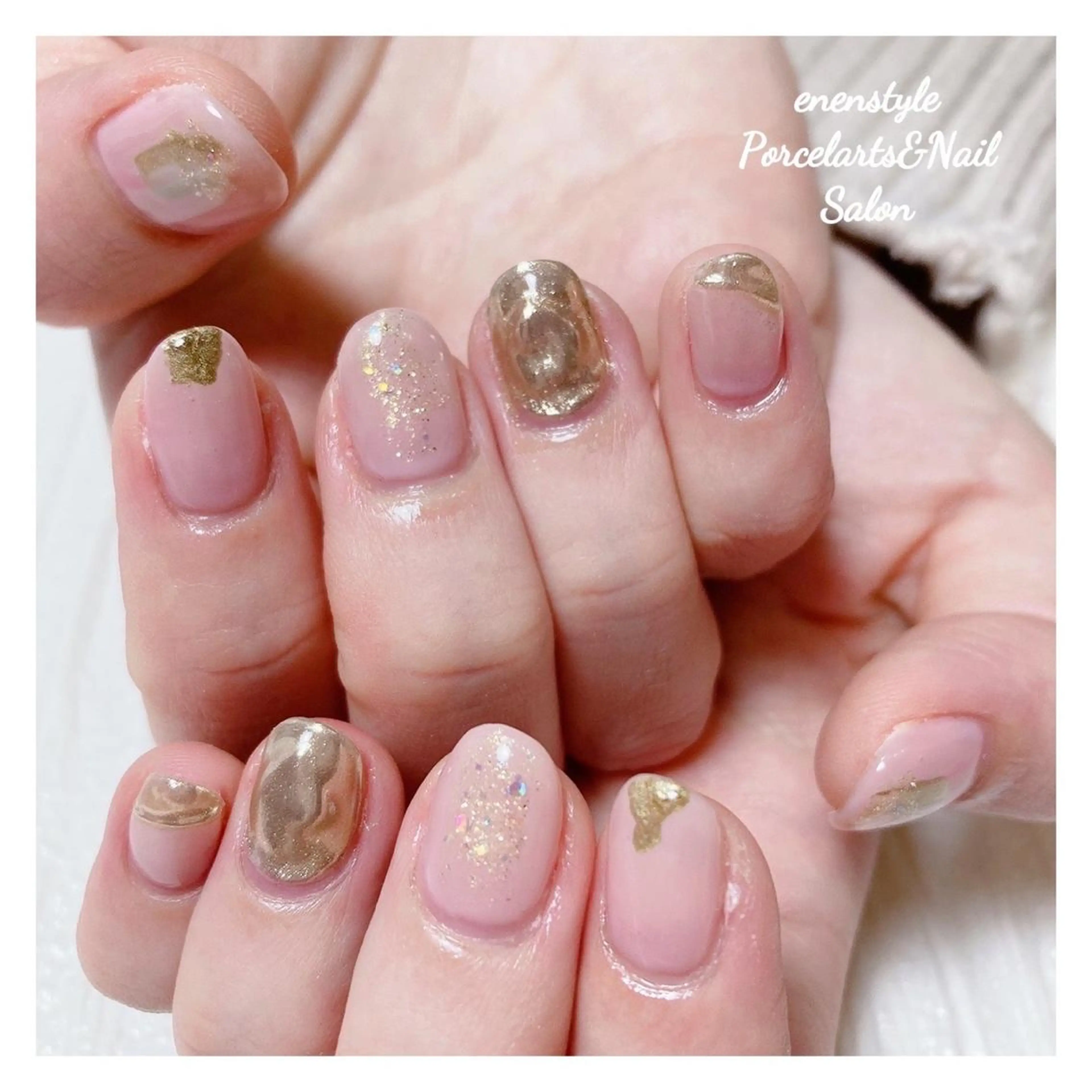 ショート ネイル 👑enen style👑のネイルデザイン