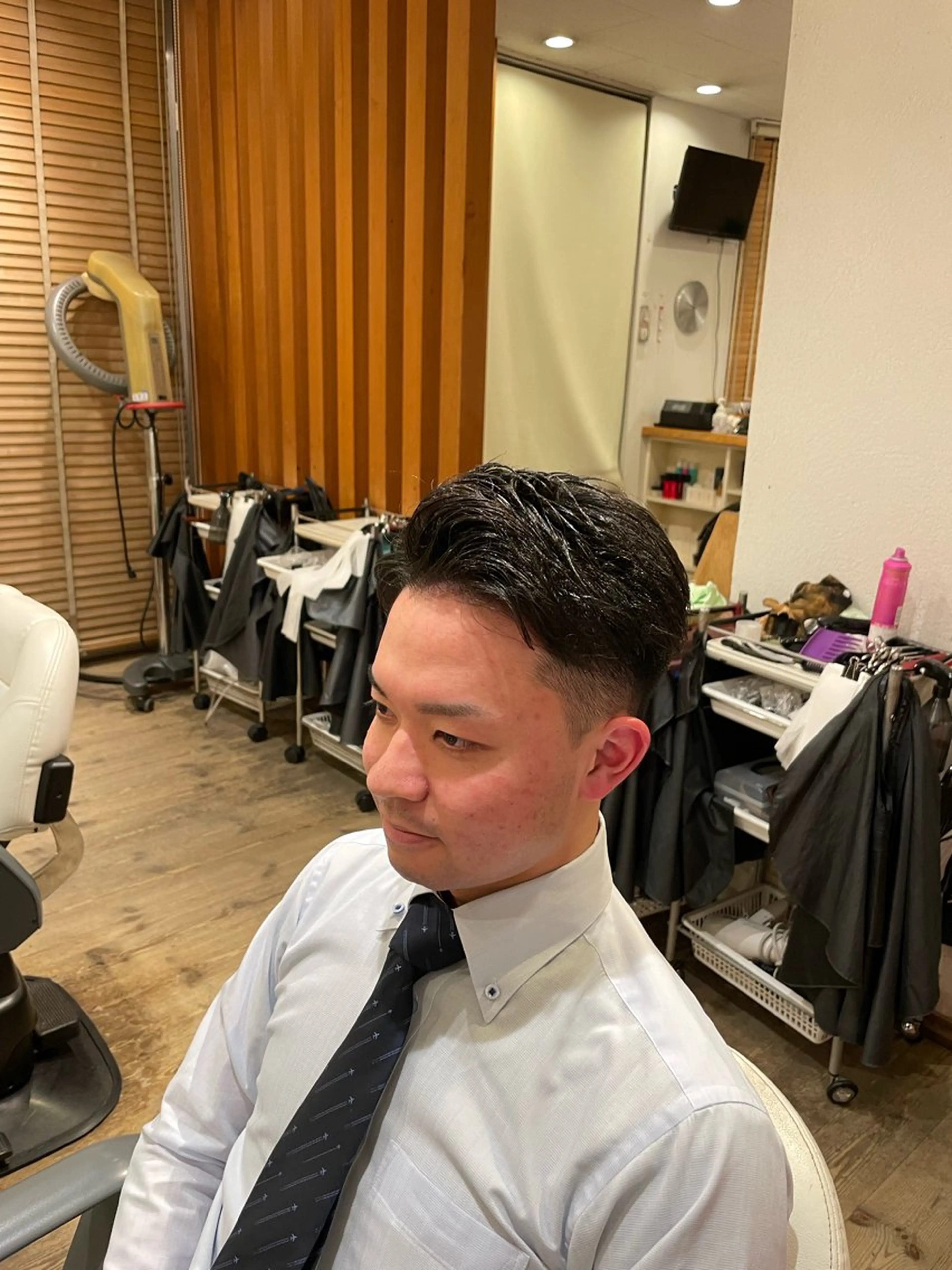 ショート メンズ 椿 大輔のヘアスタイル