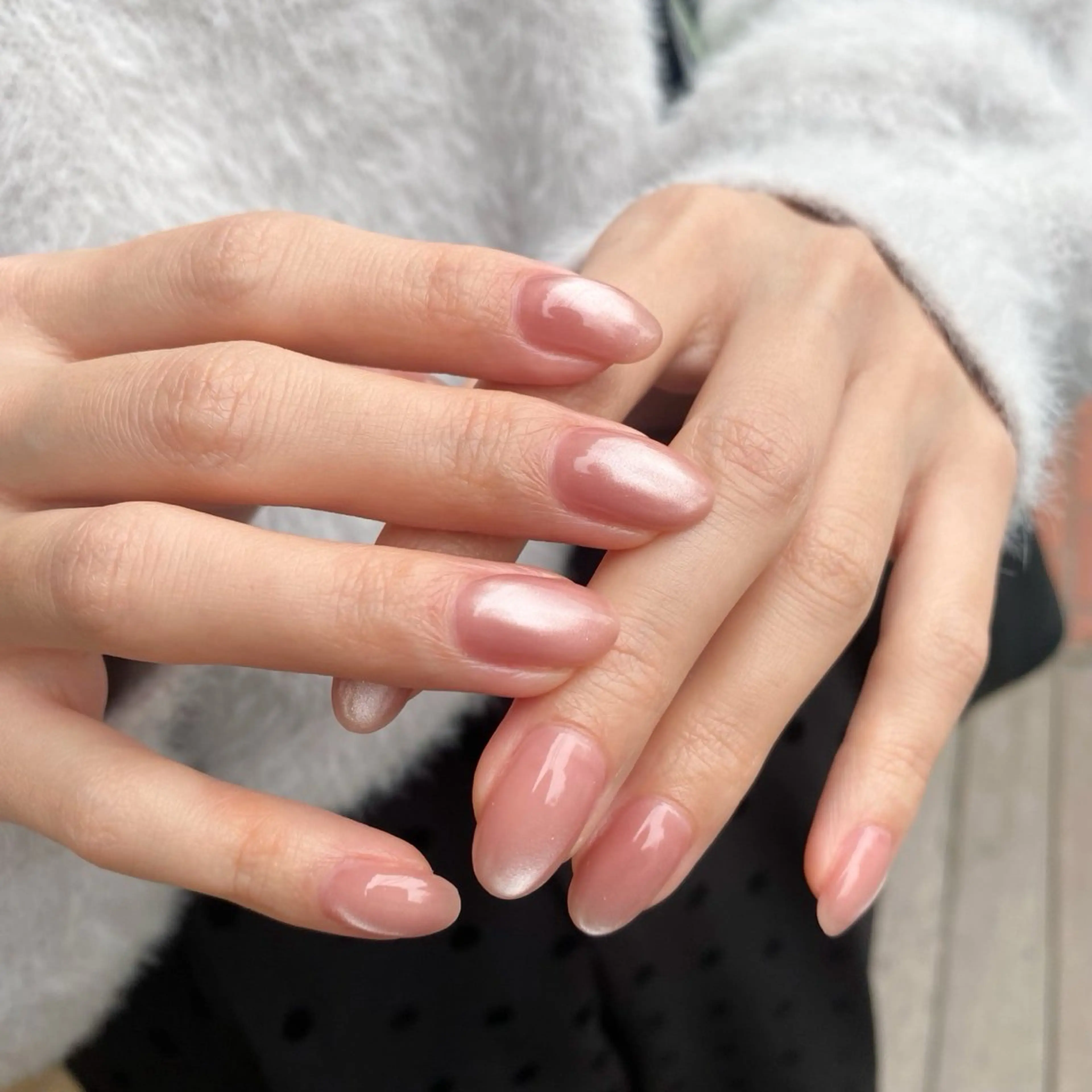 ネイル ジェルネイル グラデーション マグネットネイル 持ち込み ワンカラーネイル nail ARCHE 錦糸町あきꪔ̤̮のネイルデザイン