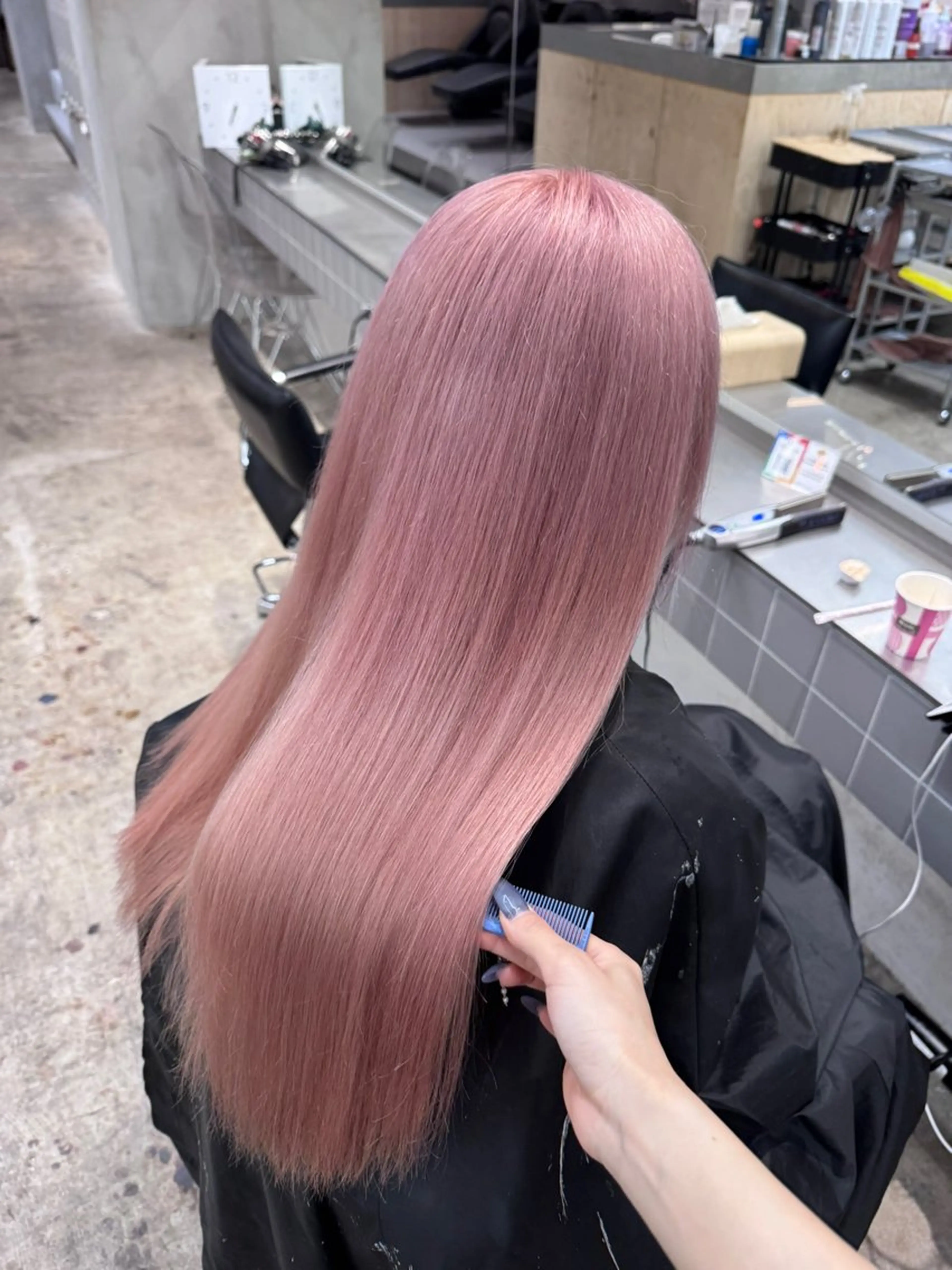 ロング ヘアカラー 渋谷/ハイトーン エクステ*☆🌙咲妃のヘアスタイル