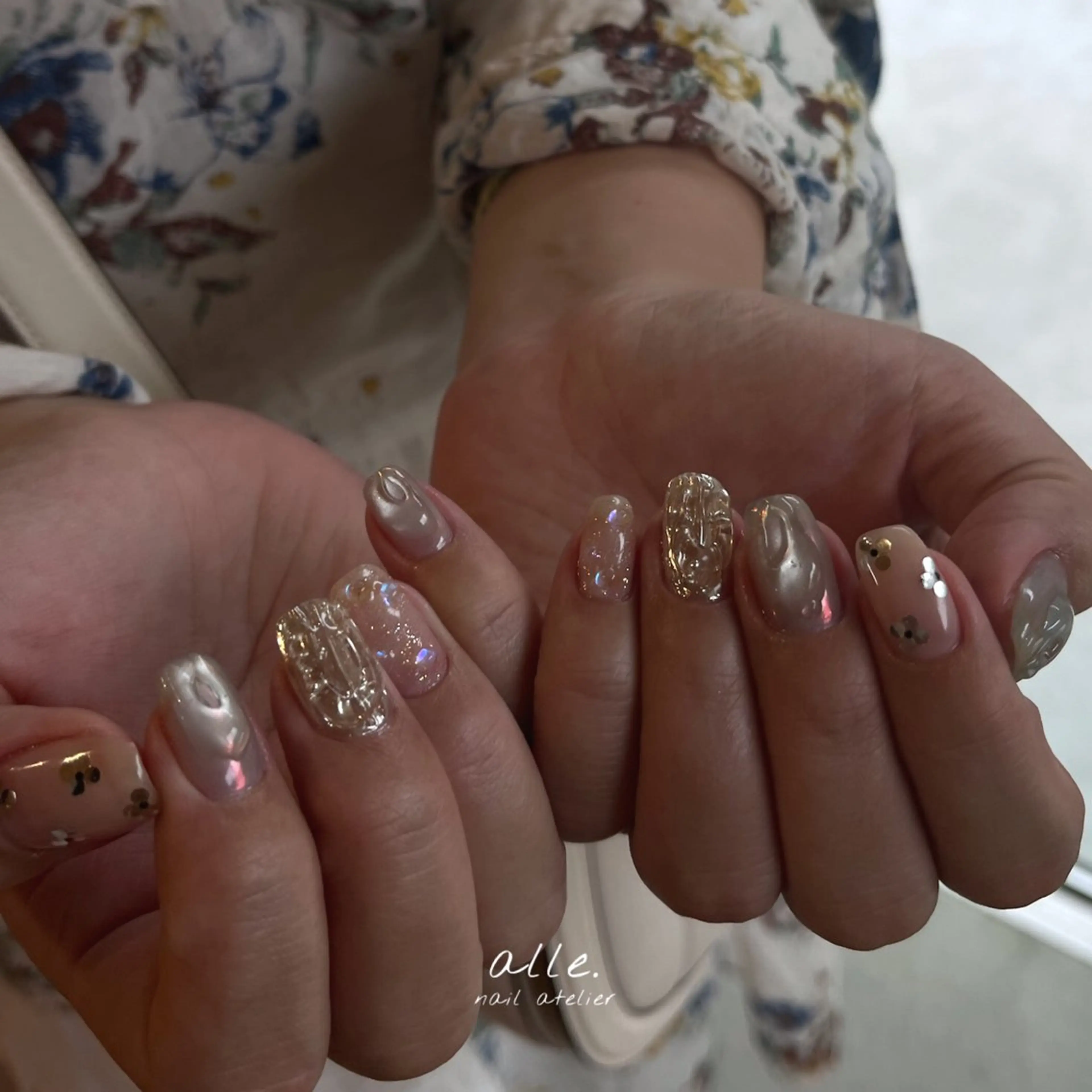 ネイル ハンドネイル atelier alle.のネイルデザイン