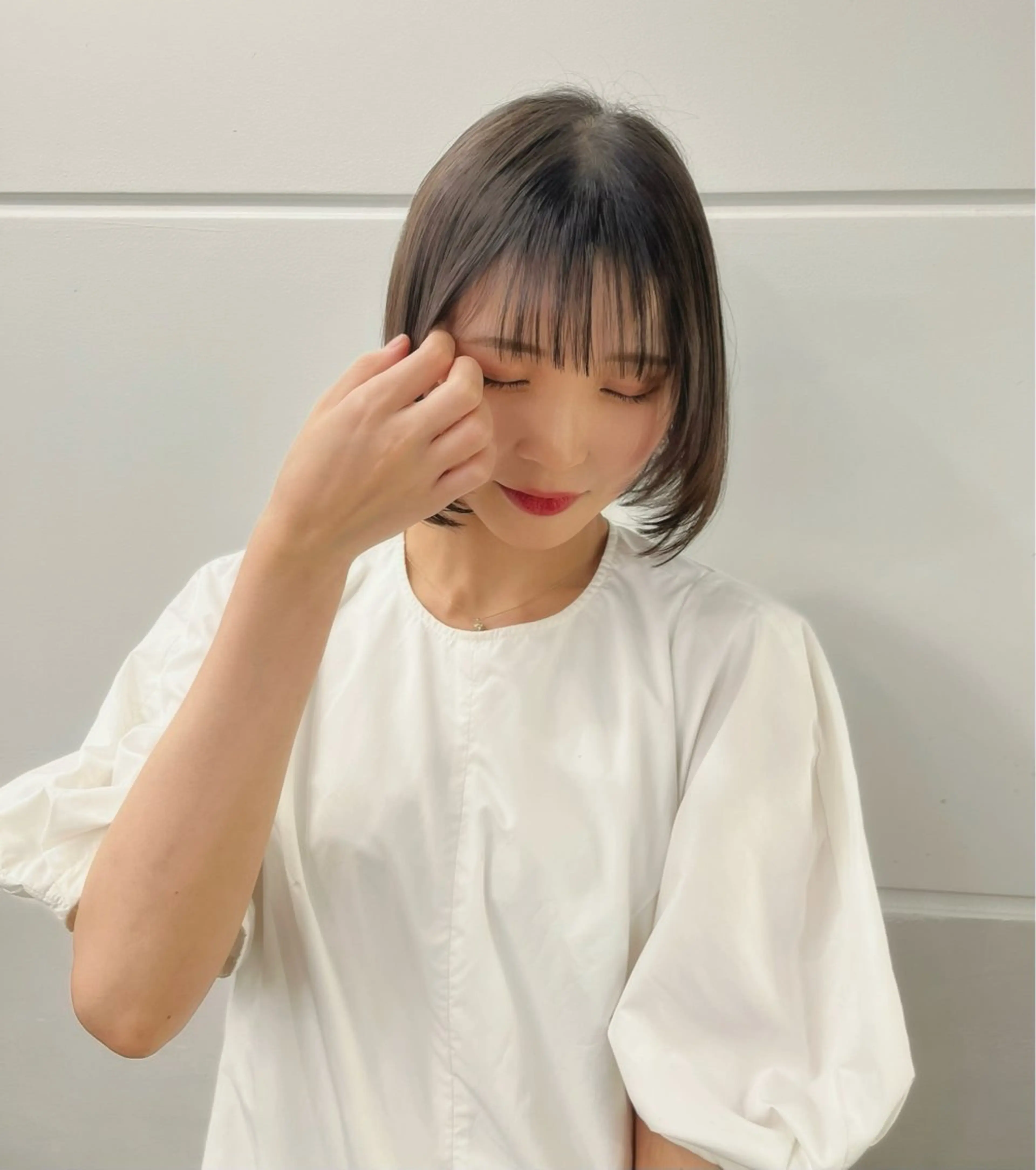 ショート 縮毛矯正/ハイトーン /パーマ/せき🧸のヘアスタイル