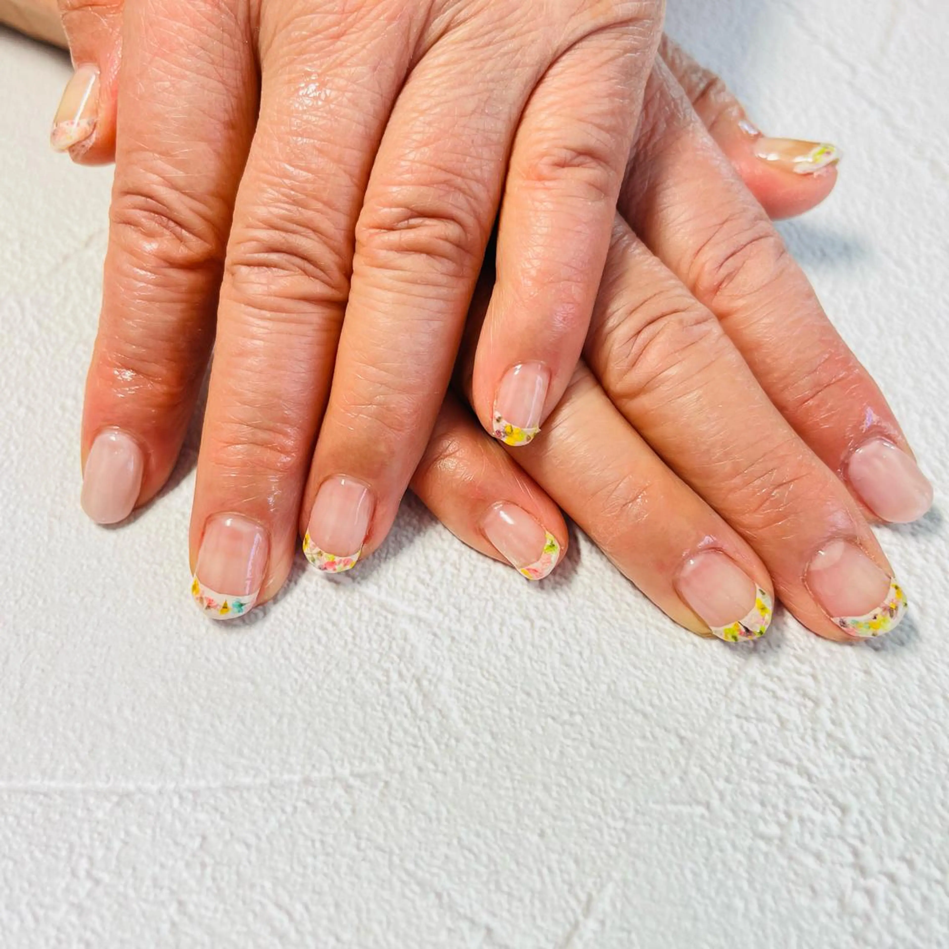 ネイル フレンチネイル Briwa✨nail 💅enoi ❤︎のネイルデザイン