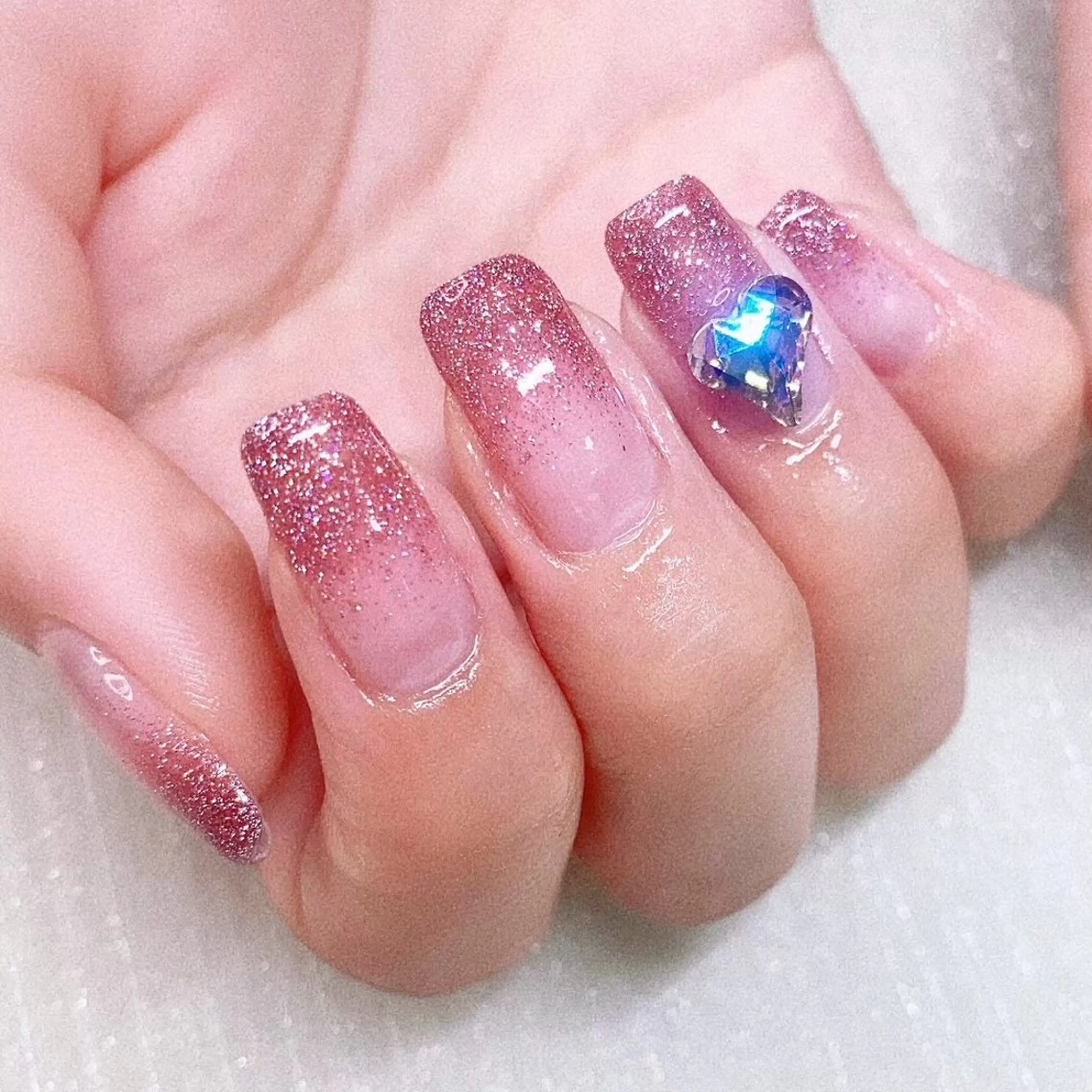 ネイル 長さ出し ハンドネイル Nailist suzuのネイルデザイン