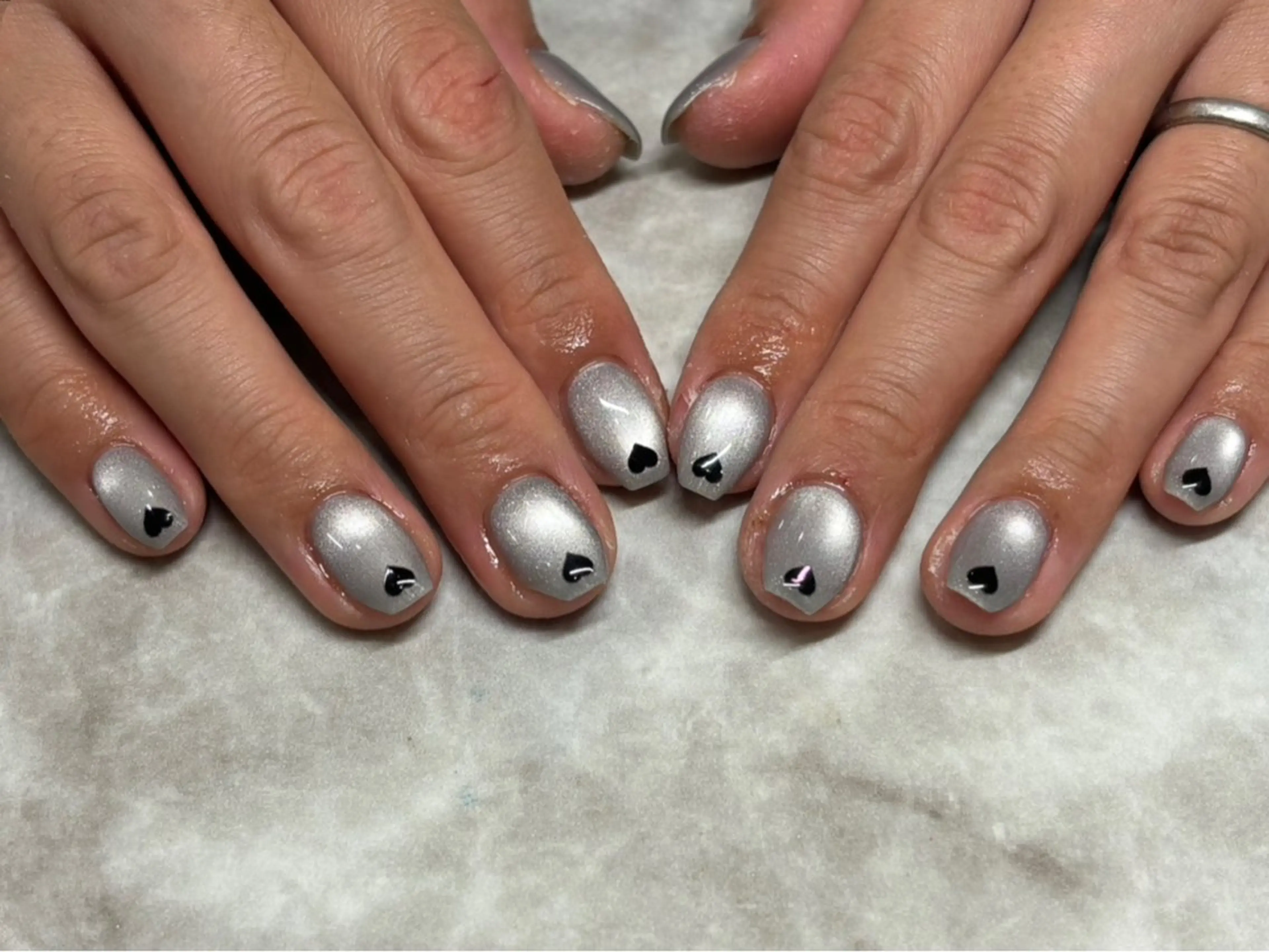 ネイル マグネットネイル 加藤 亜実のネイルデザイン