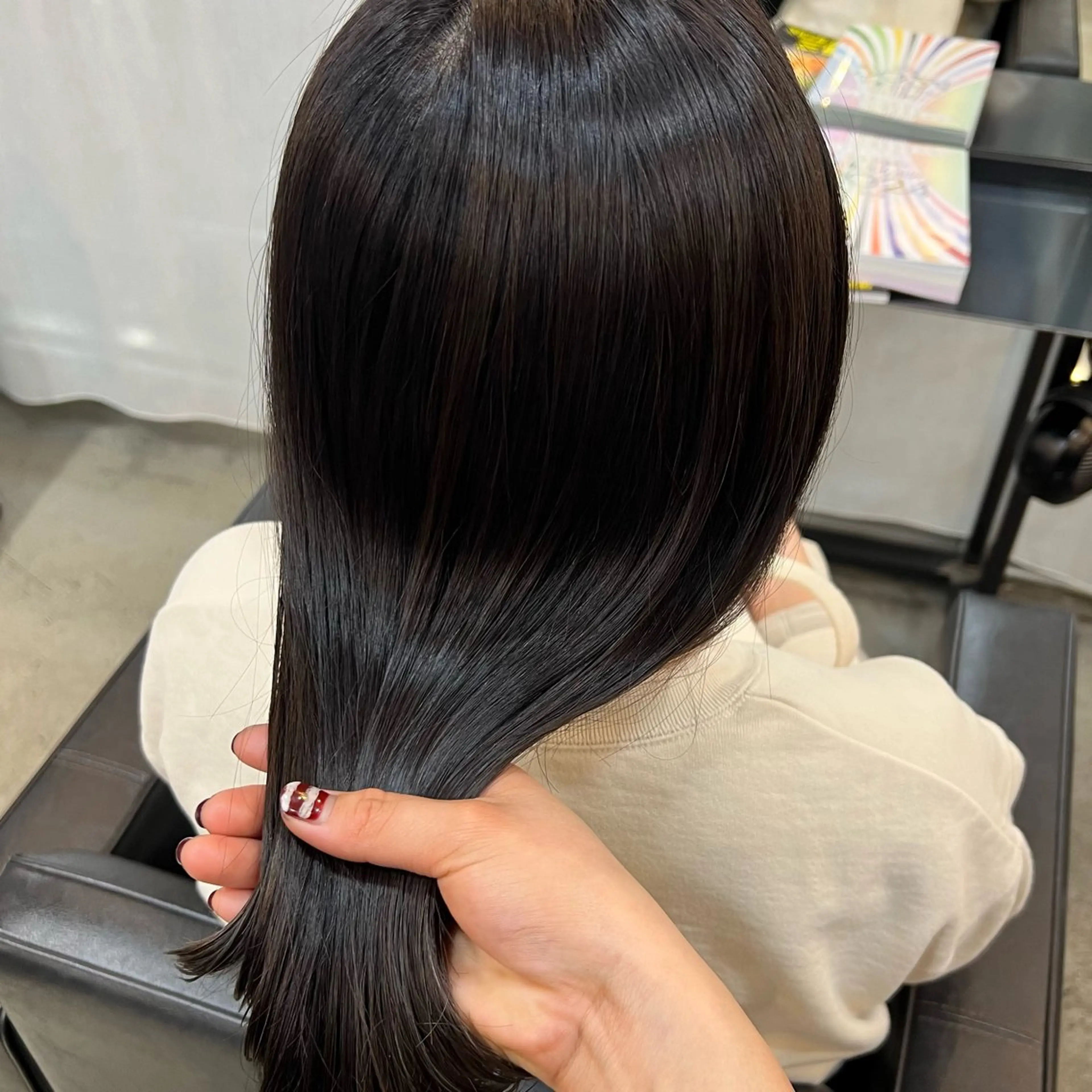 🏷️：カラー ＋ Aujua〈 4step・5step トリートメント 〉の写真