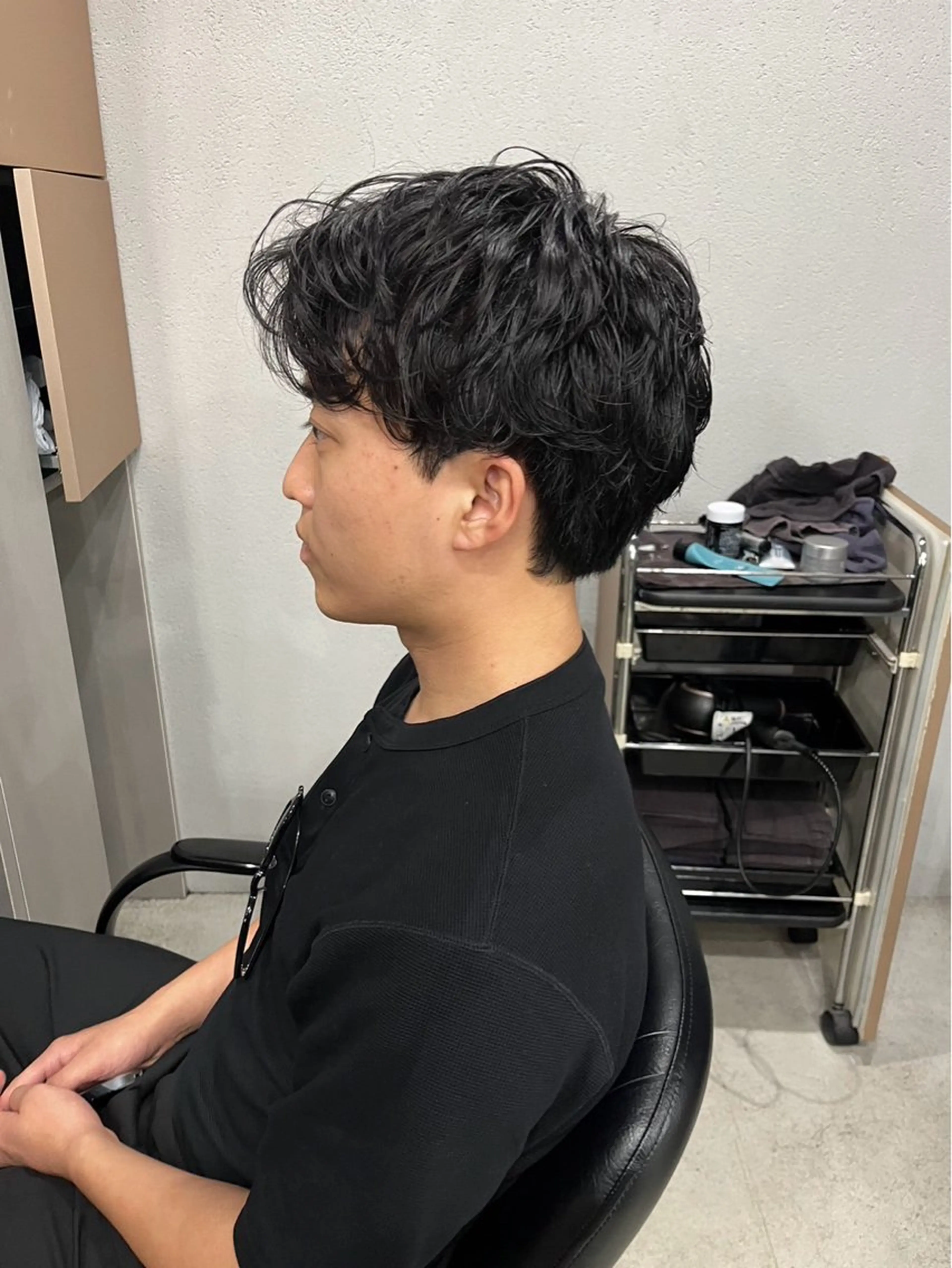 パーマ メンズ 縮毛矯正/スパイラル パーマ/表参道のヘアスタイル