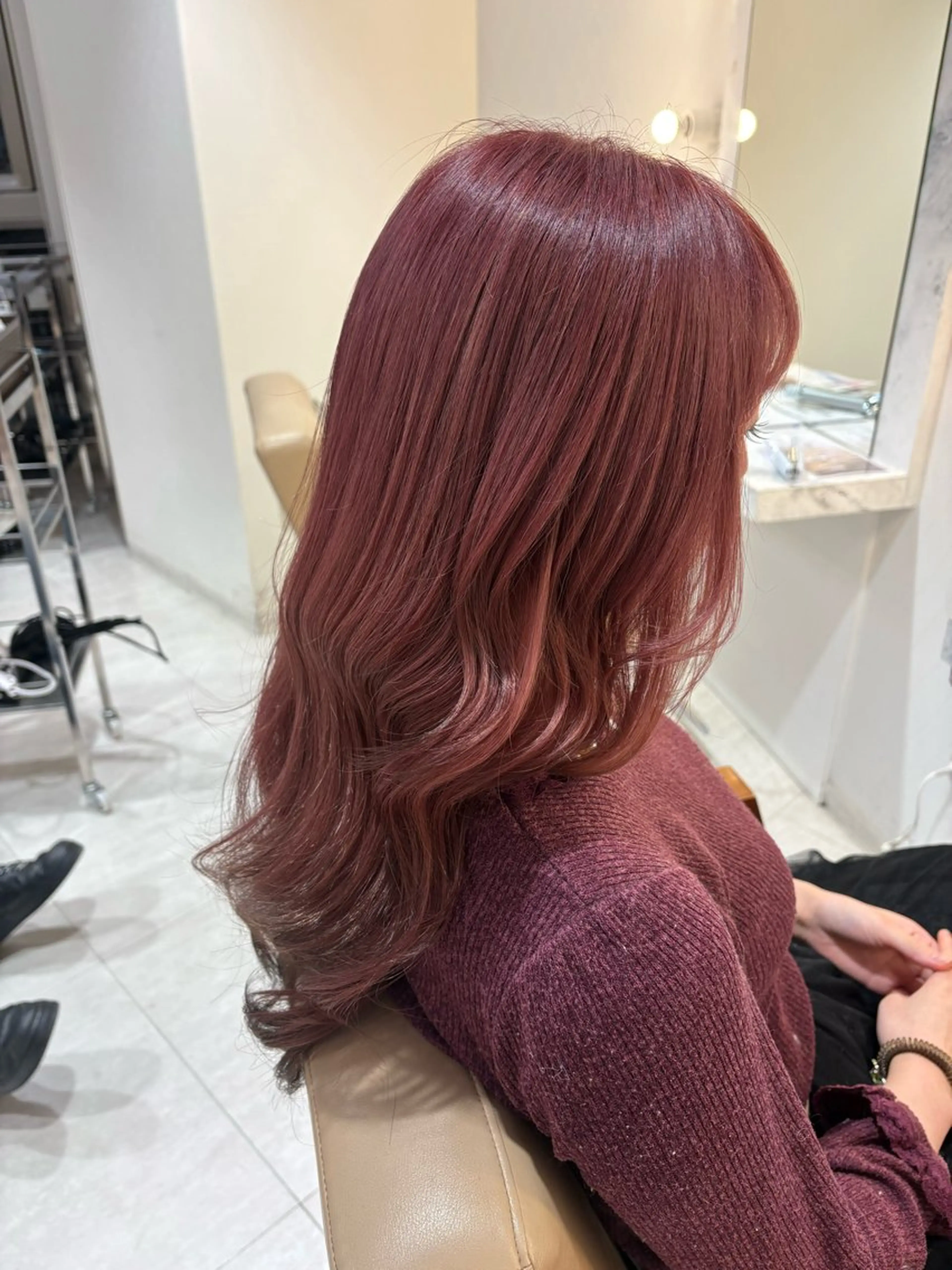 ロング カラー ヘアカラー 新庄 雪乃のヘアスタイル