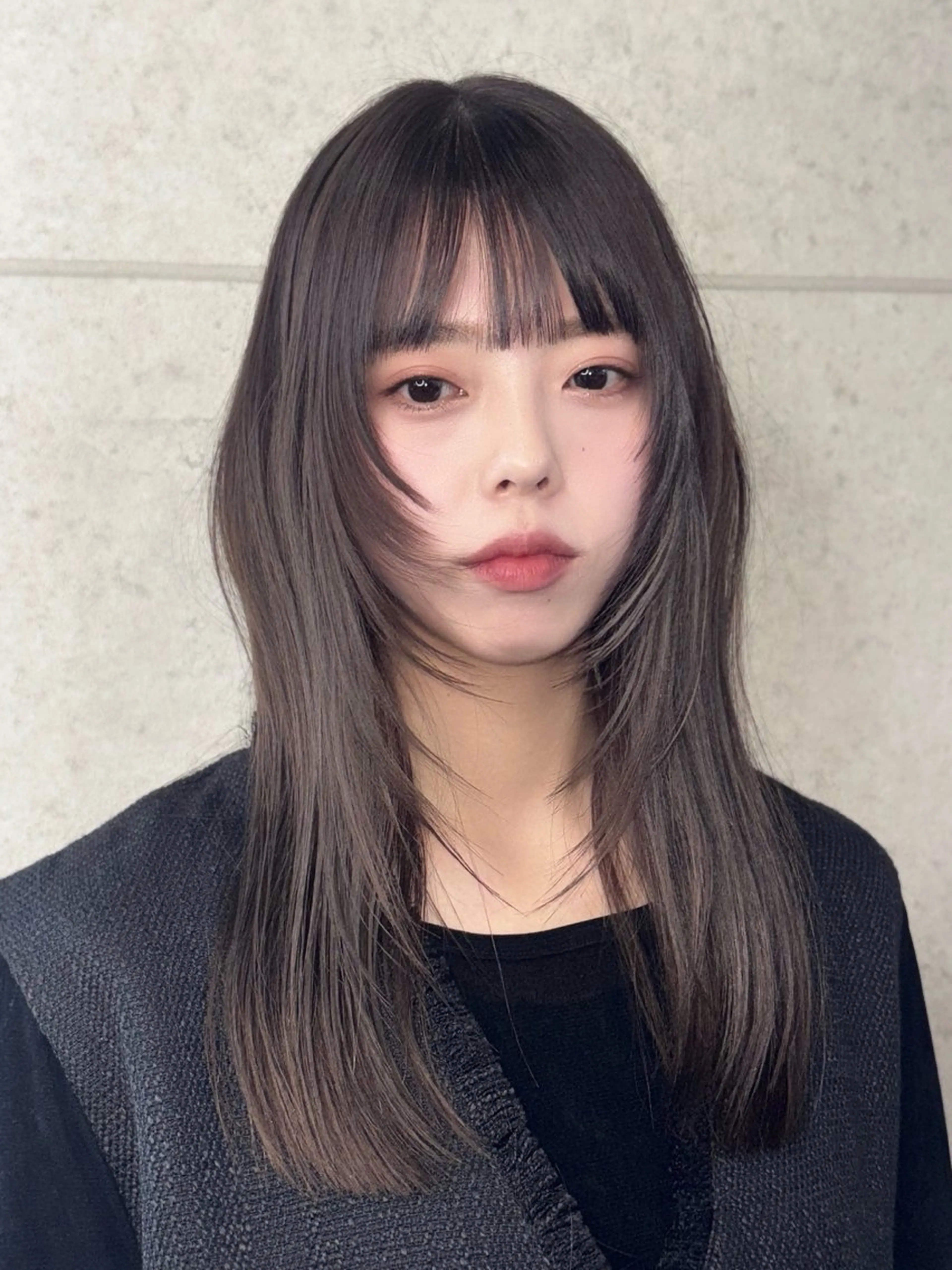 似合わせカット➕艶カラー（ブリーチなし）➕超音波5stepトリートメント（バイカルテ）の写真