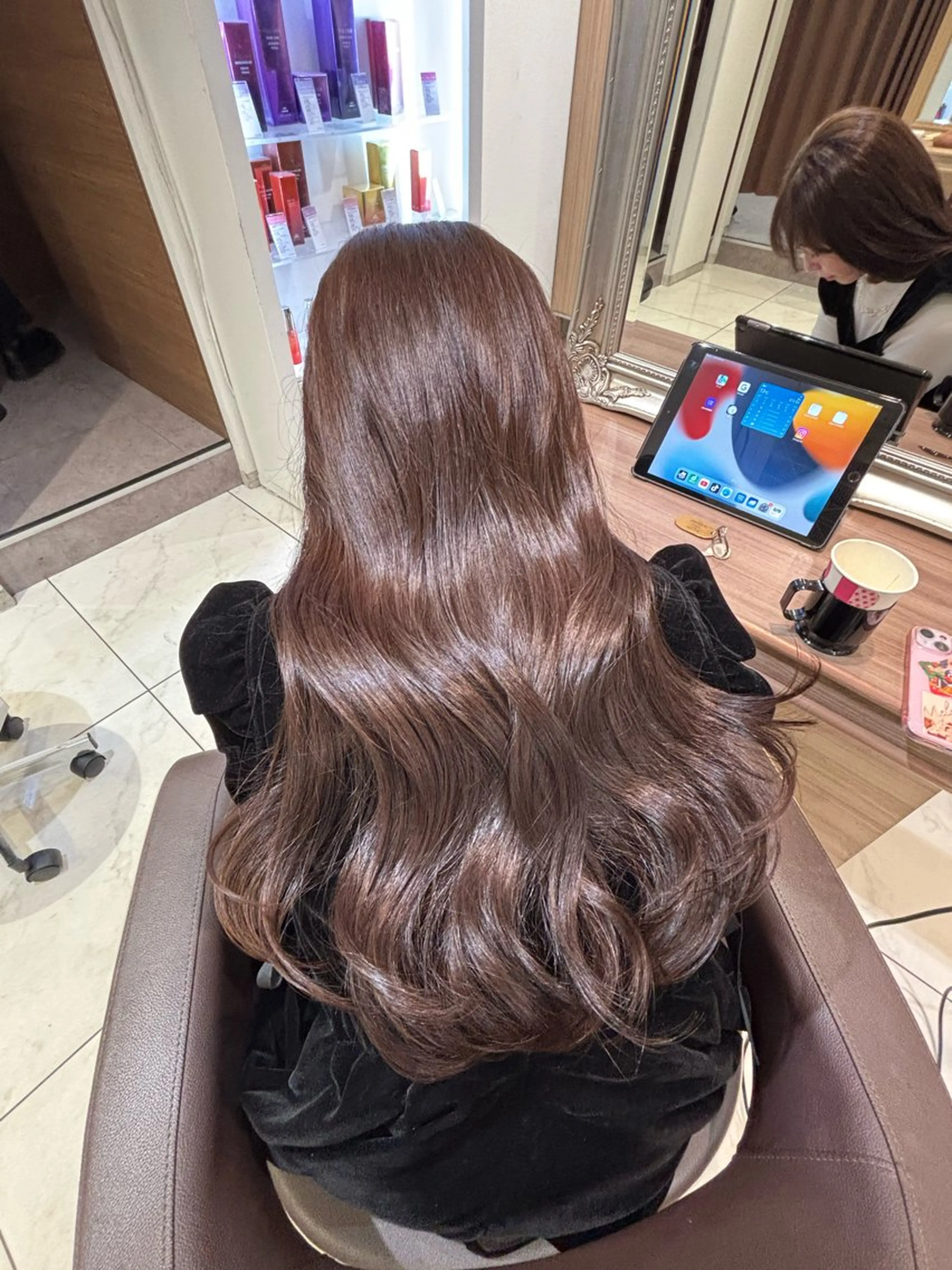 《🫧人気NO.1☆うる艶カラー》🎀ワンカラー＋3STEPトリートメント🫧の写真