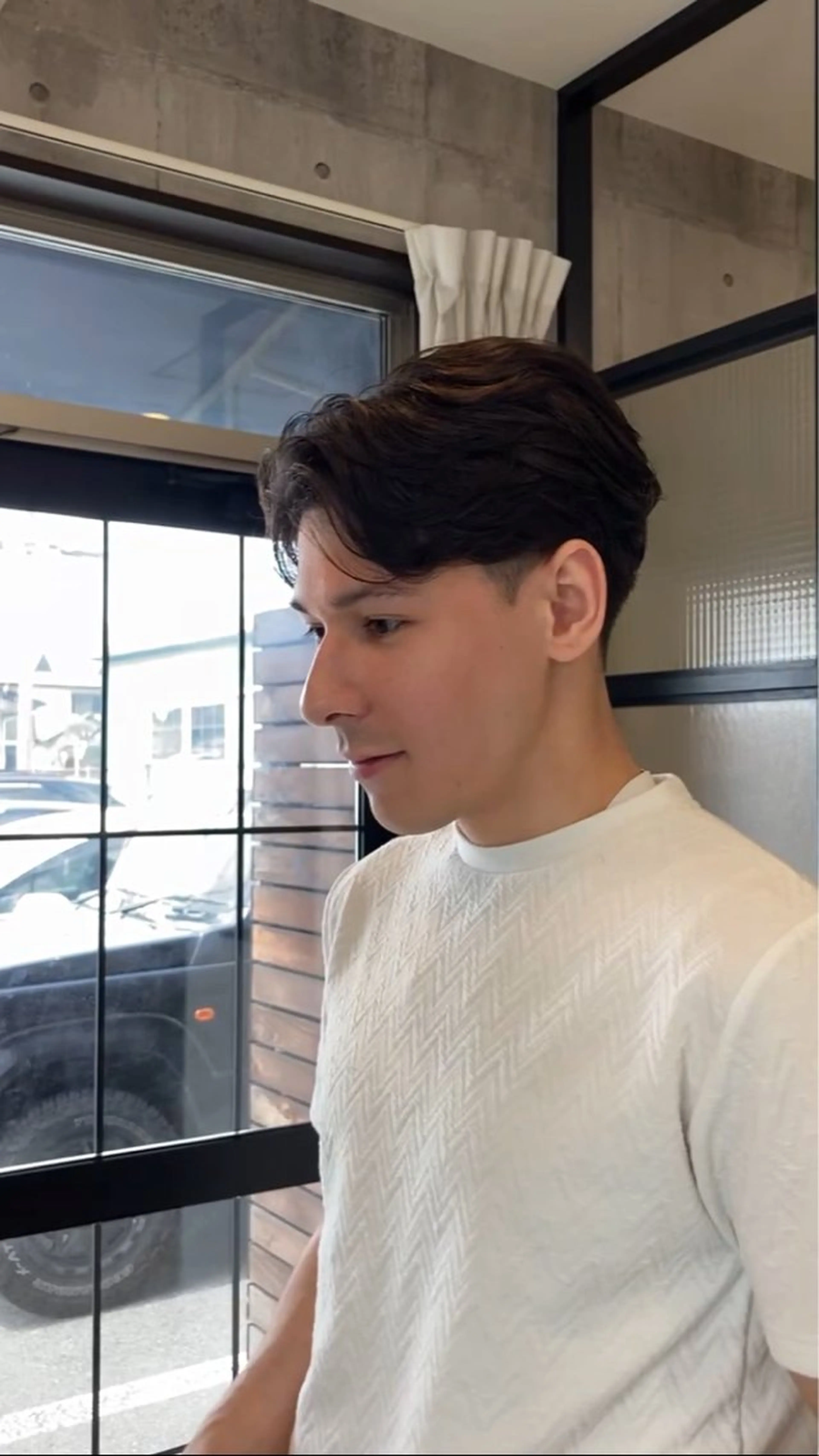 ショート メンズ カット ハマノ ミユのヘアスタイル