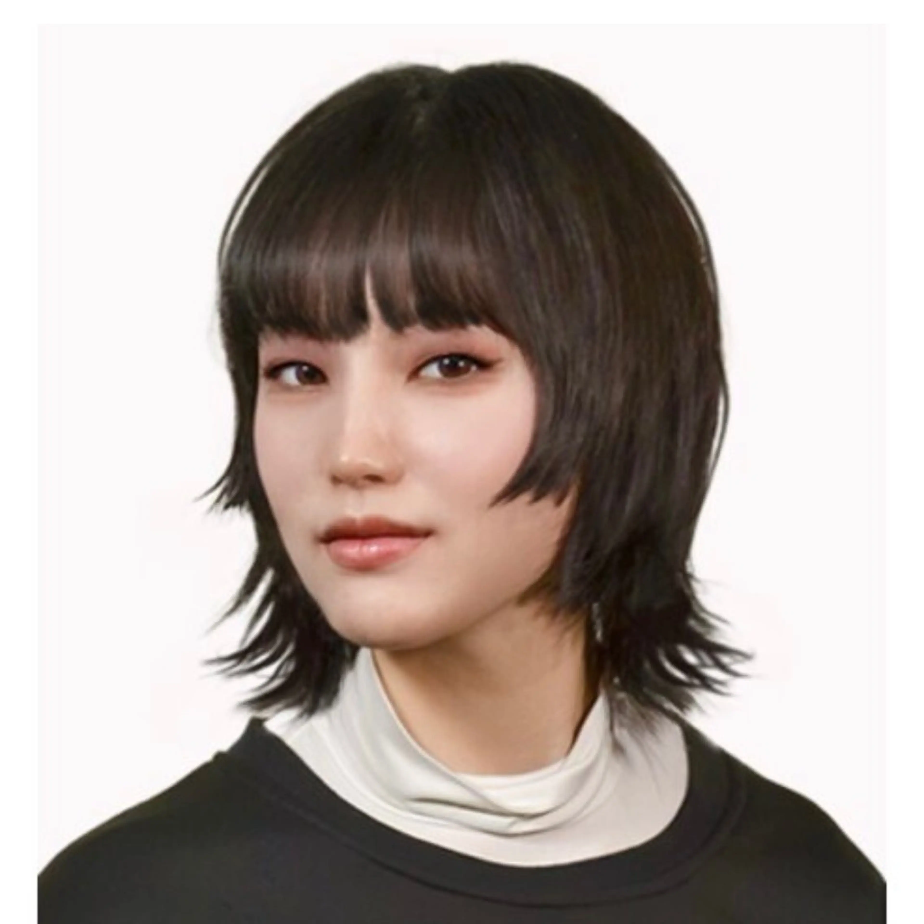 ミディアム ウルフカット Chardon✂️ 平田佳奈子💄のヘアスタイル