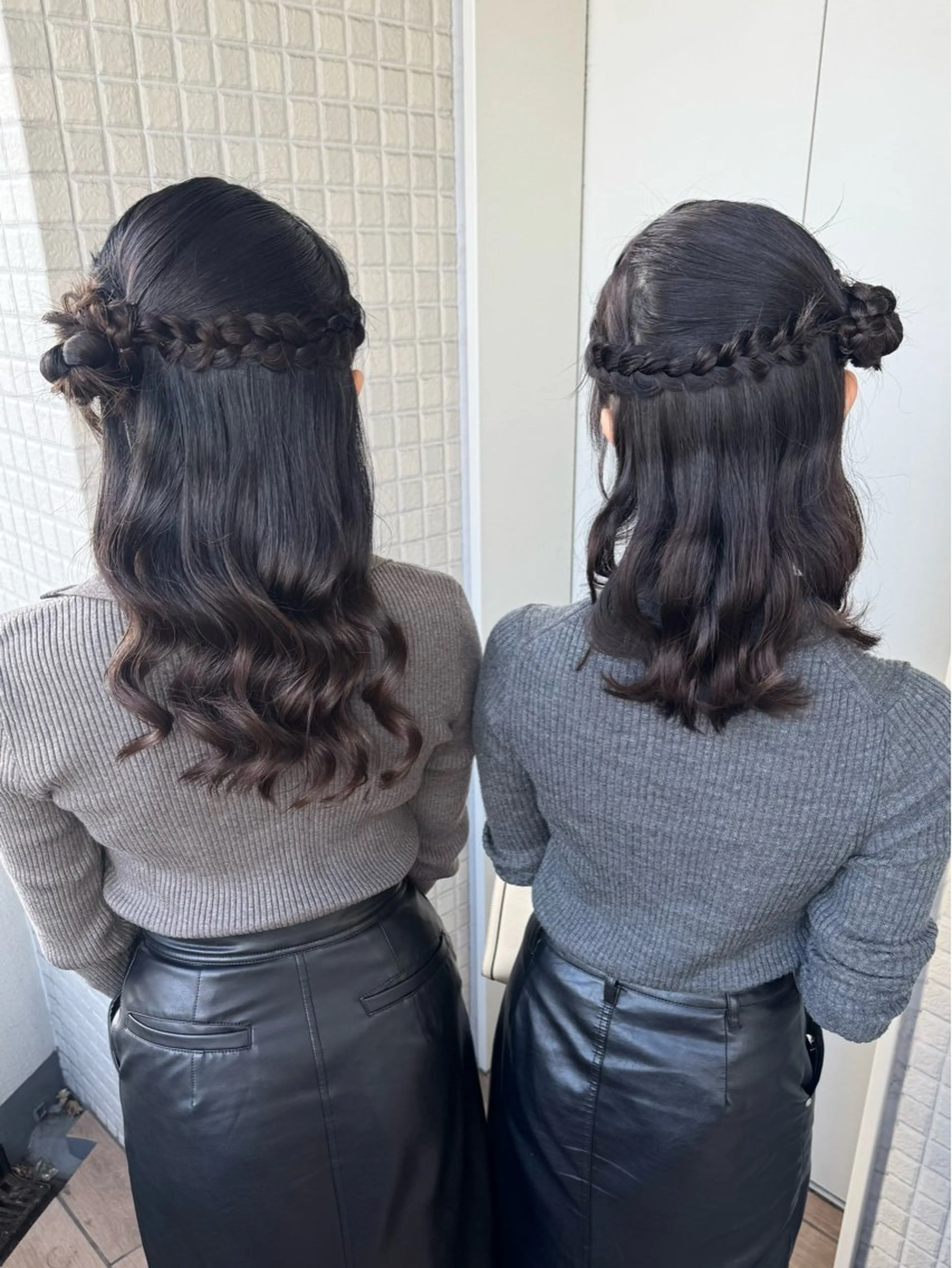 セミロング ヘアアレンジ ヘアセット 縮毛矯正/エクステ ヘアアレンジ/ひふみのヘアスタイル