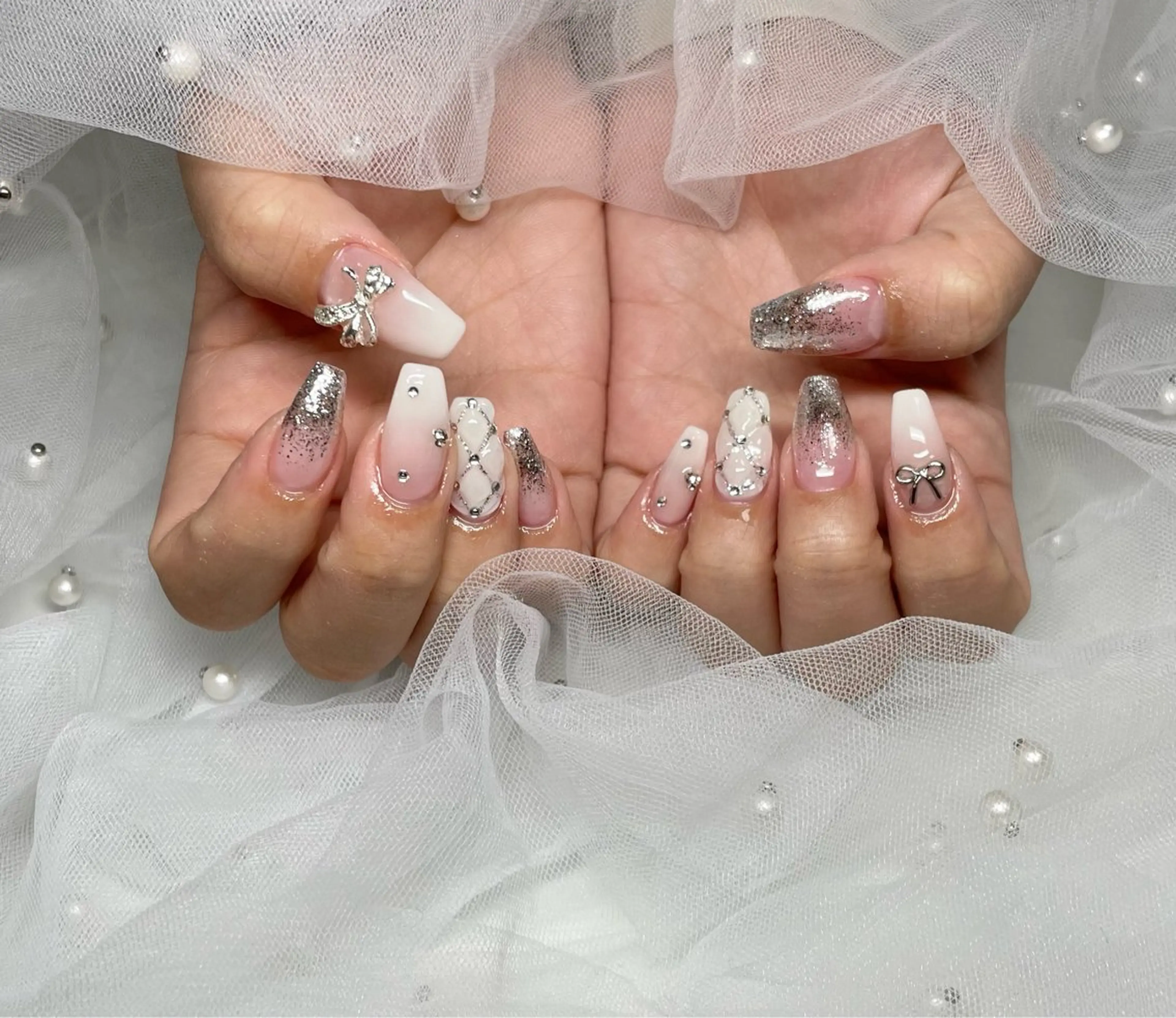 ネイル ハンドネイル 🦋 Rina🦋のネイルデザイン