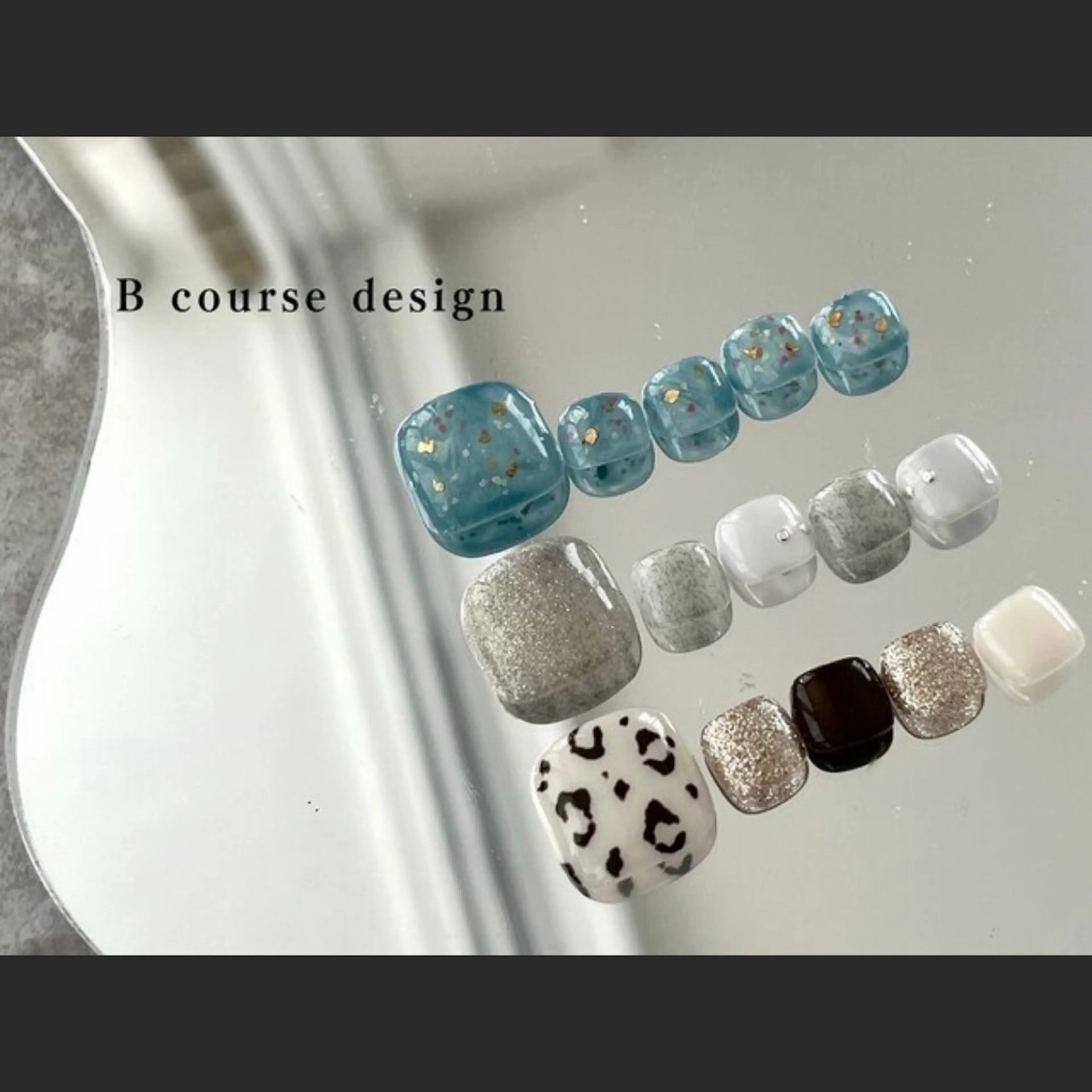 ネイル フットネイル Cleo名古屋駅店 🖤Renaのネイルデザイン