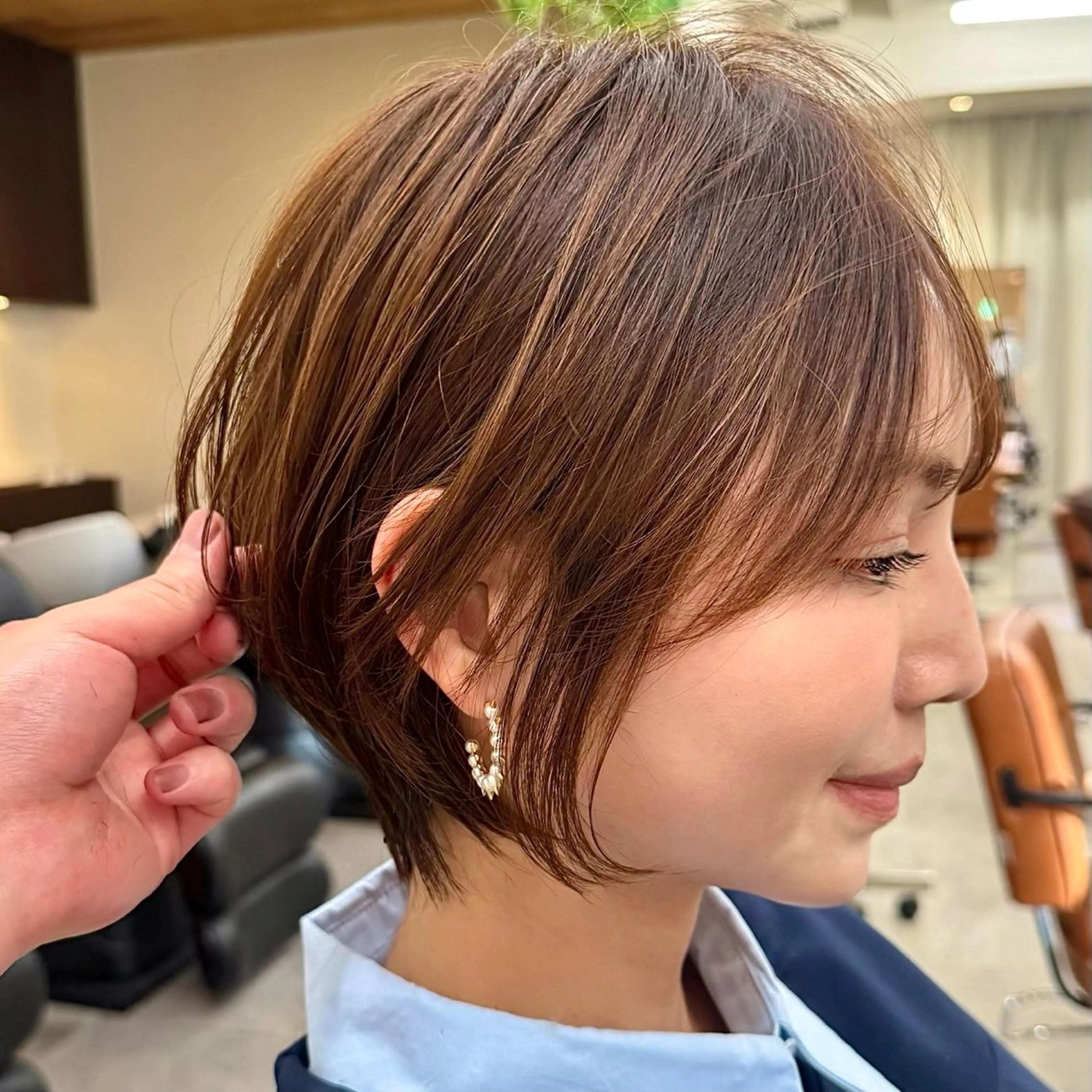 ショート カラー 似合わせカット ショートヘア カット ヘアカラー 銀座No.1ショート 似合わせカット/といのヘアスタイル