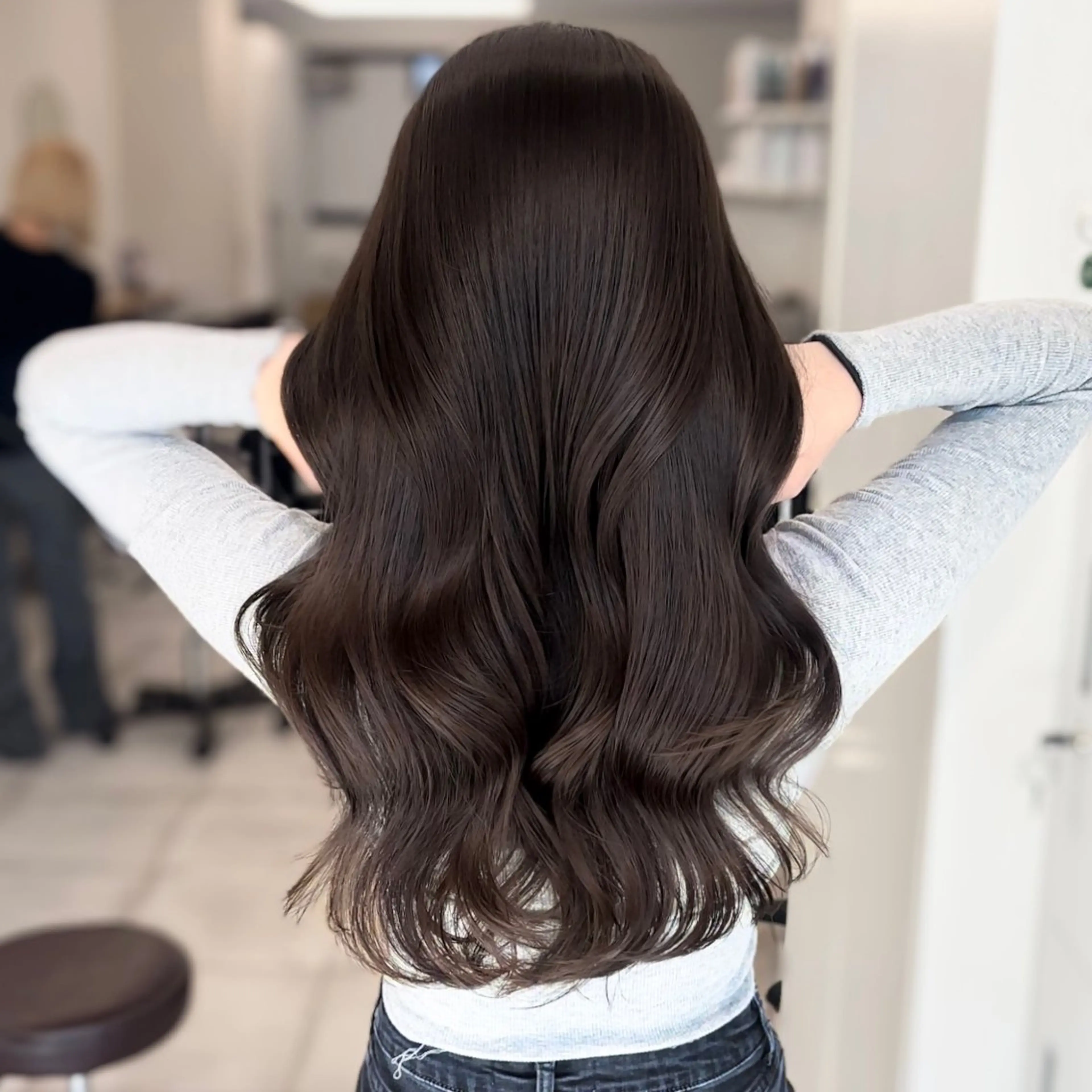 ロング カラー カット ヘアカラー トリートメント ブリーチなし/レイヤ ー特化🌈Tommyのヘアスタイル