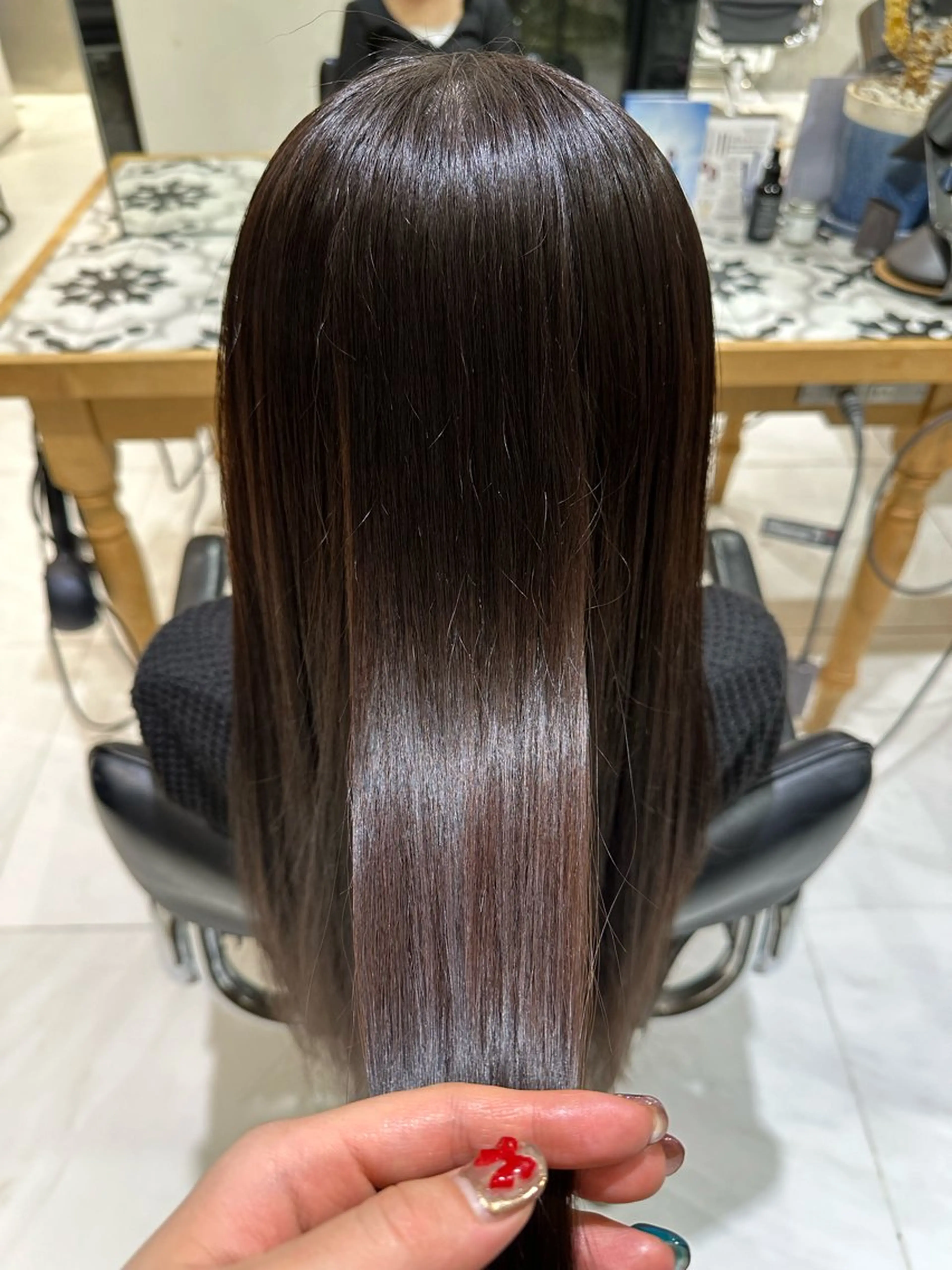 ロング 縮毛矯正 トリートメント ヘッドスパ 艶髪/ロングモデル 募集🫧terukaのヘアスタイル