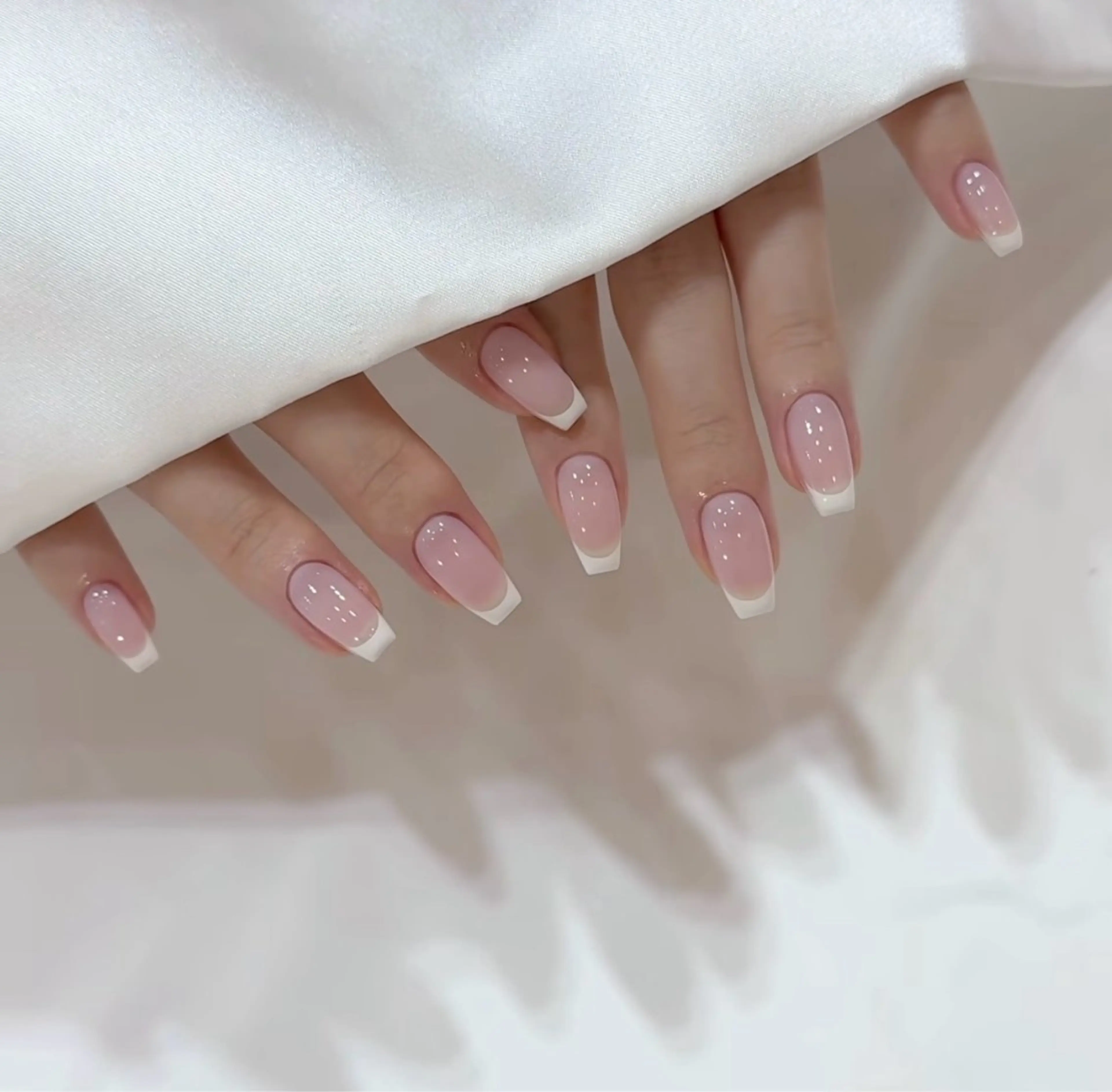 ネイル 韓国ネイル 持ち込み ニュアンスネイル ネイルチップ ハンドネイル TABI ANA.CHUOのネイルデザイン