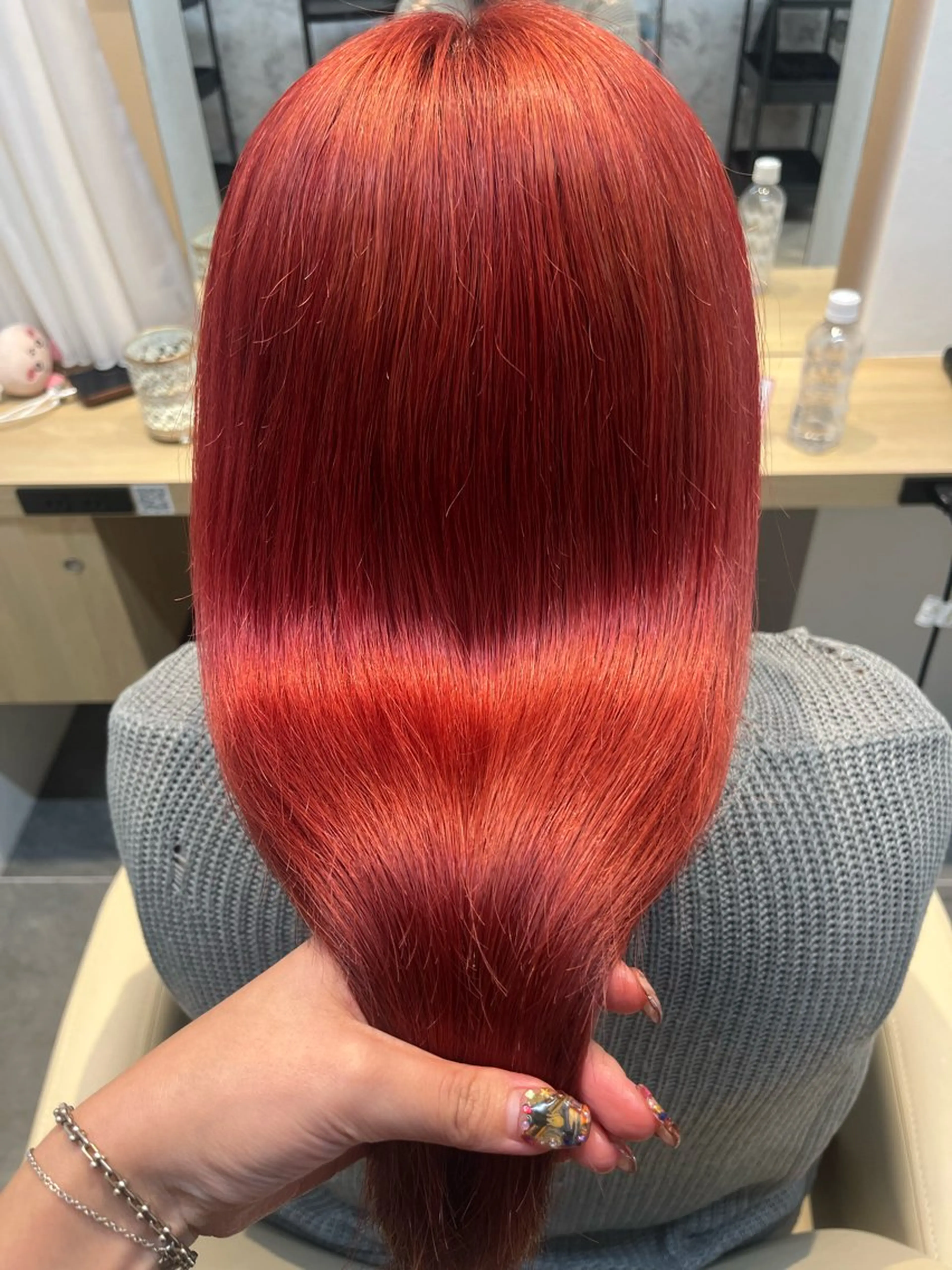 ロング カラー 柔らかい艶暖色 レイヤー🫧姫汝のヘアスタイル