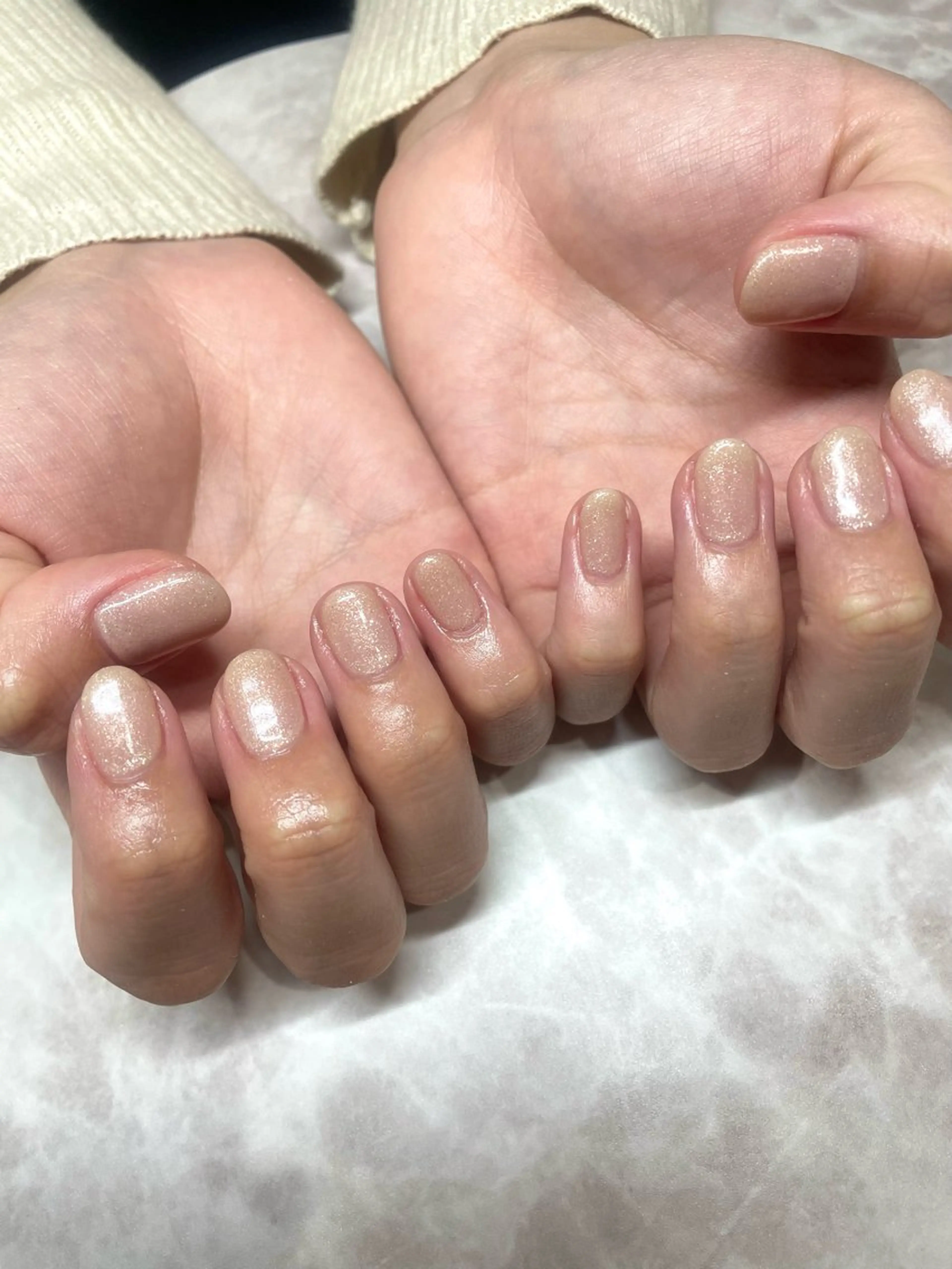 ネイル オフィスネイル ハンドネイル Beautiful Meかえでのネイルデザイン