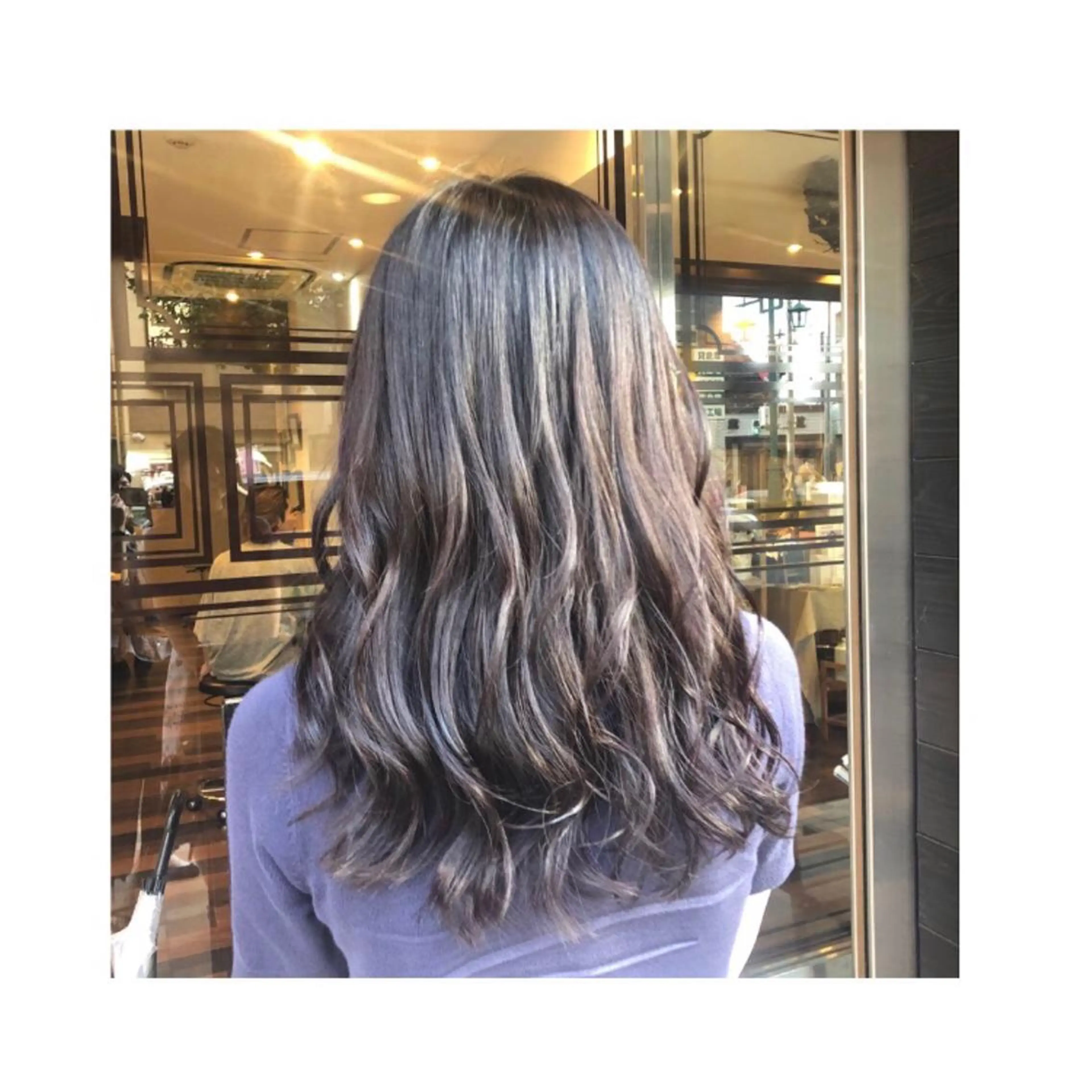 ロング ヘアカラー トリートメント ❁⃘ ち だ り さ ❁⃘のヘアスタイル