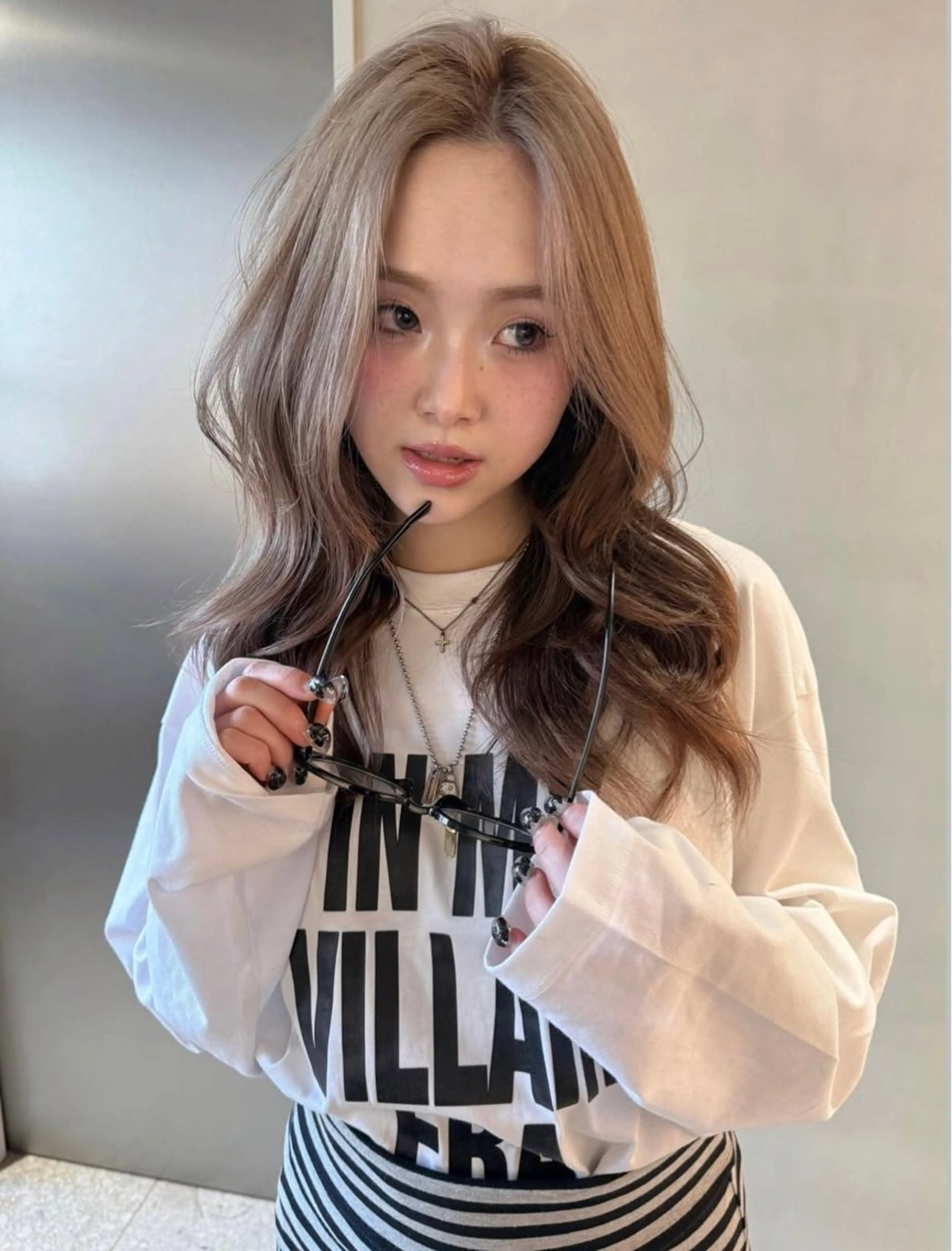 カラー ブリーチ ハイトーンカラー fev  hair shopのヘアスタイル