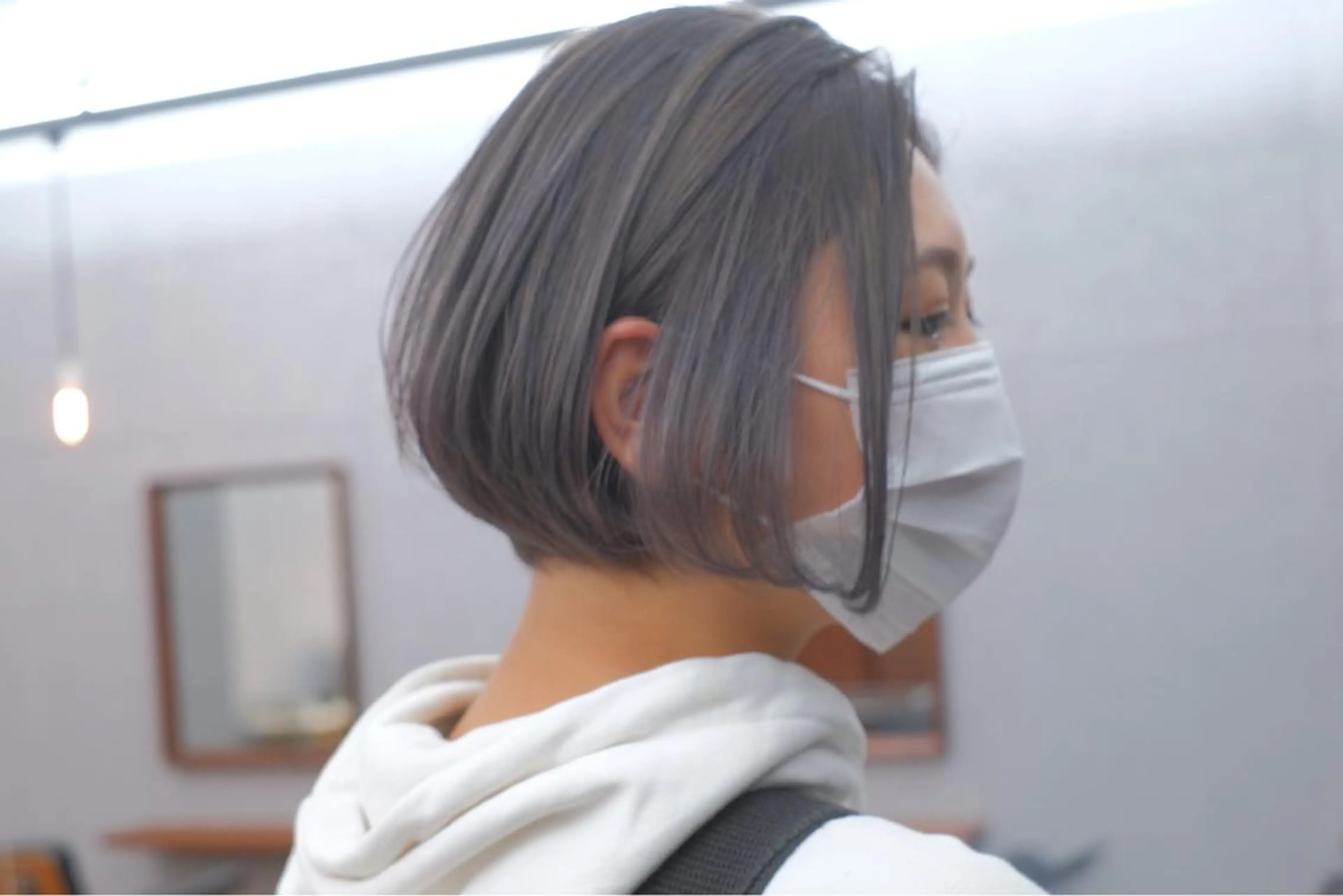 ダブルカラー+メンテナンスカットの写真