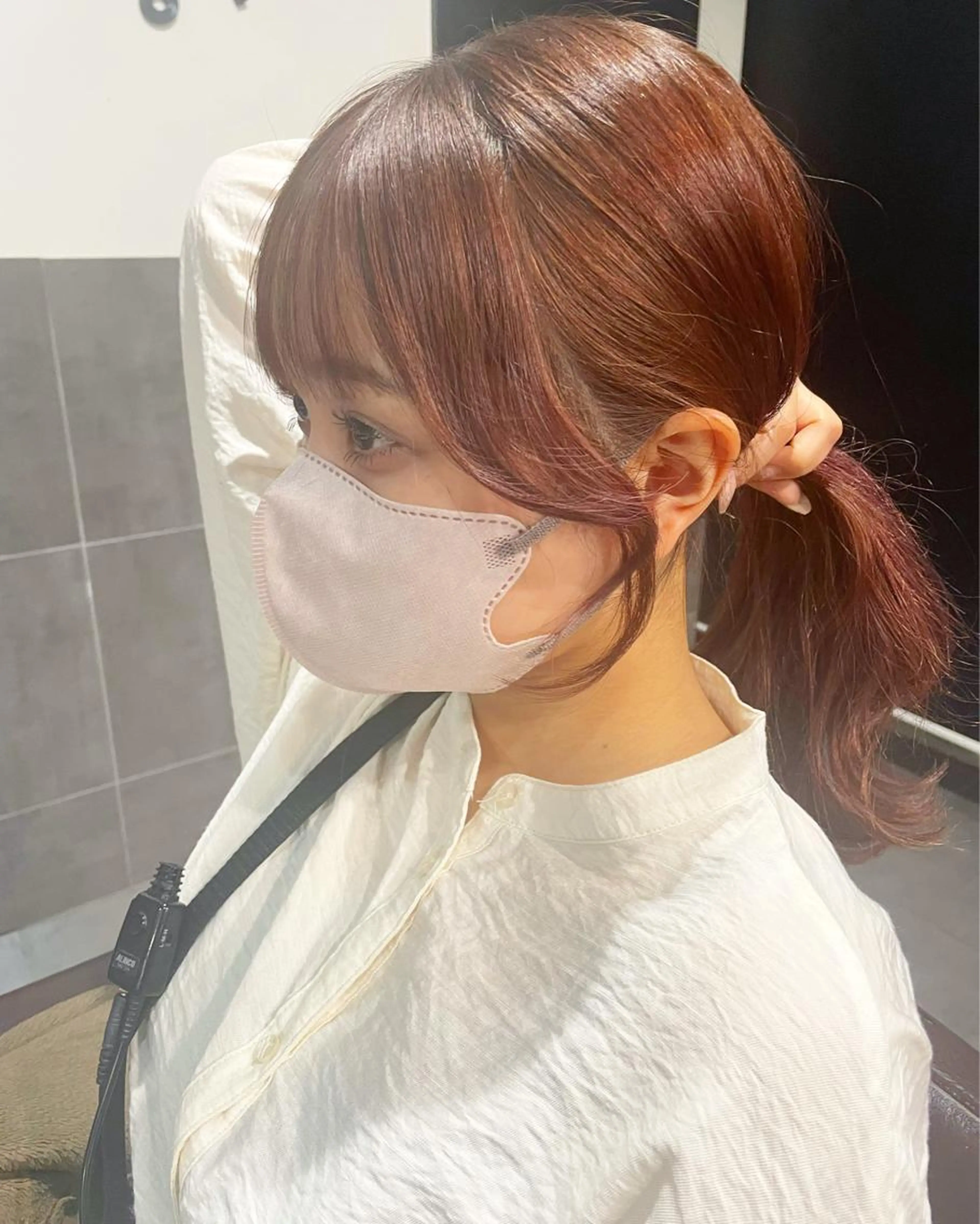 🧡お顔周りのカット＋髪質改善カラー＋SPトリートメント☘️の写真