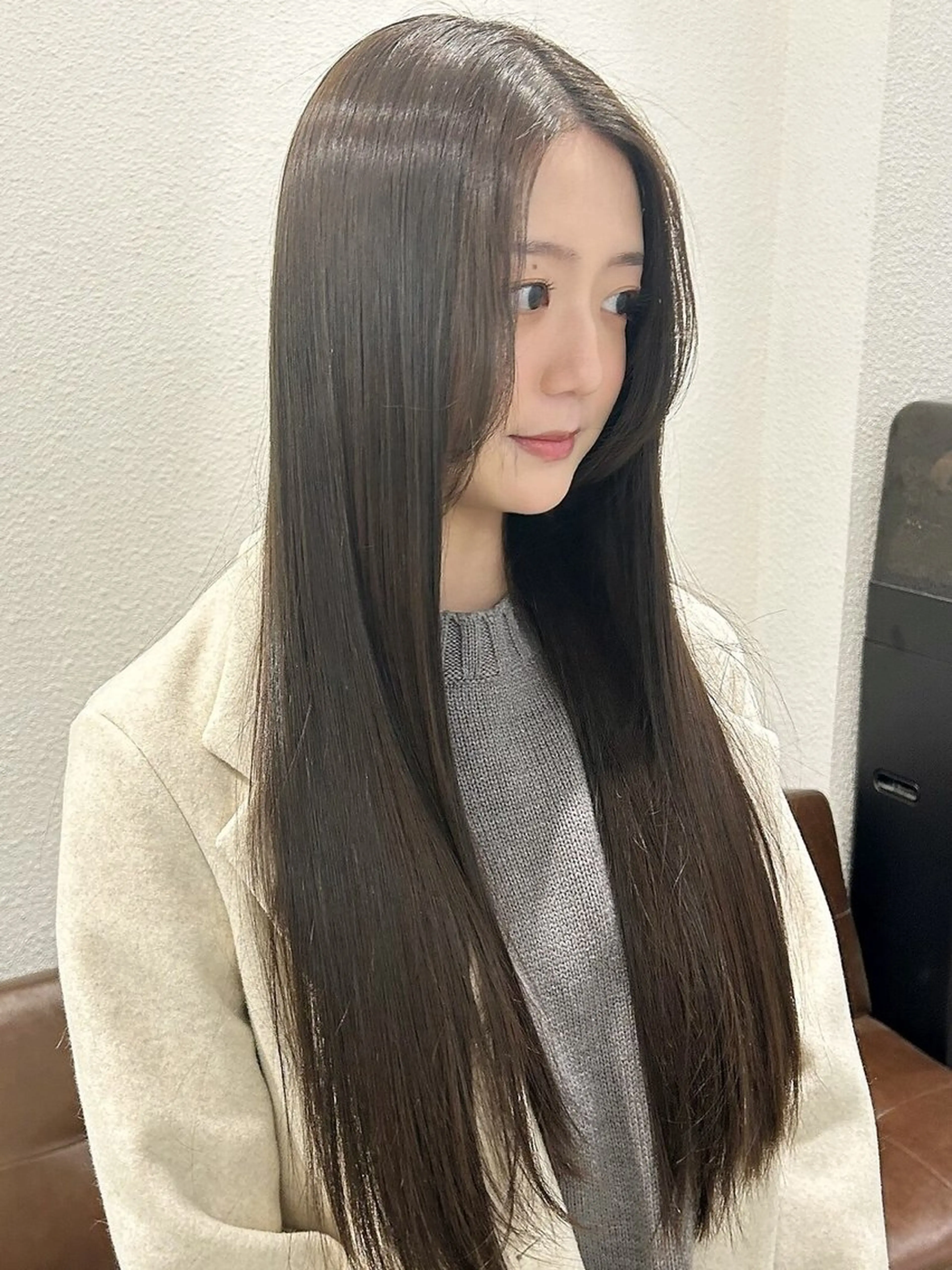 【髪質改善】【ブリーチ毛対応】髪ドラ酸性ストレートの写真