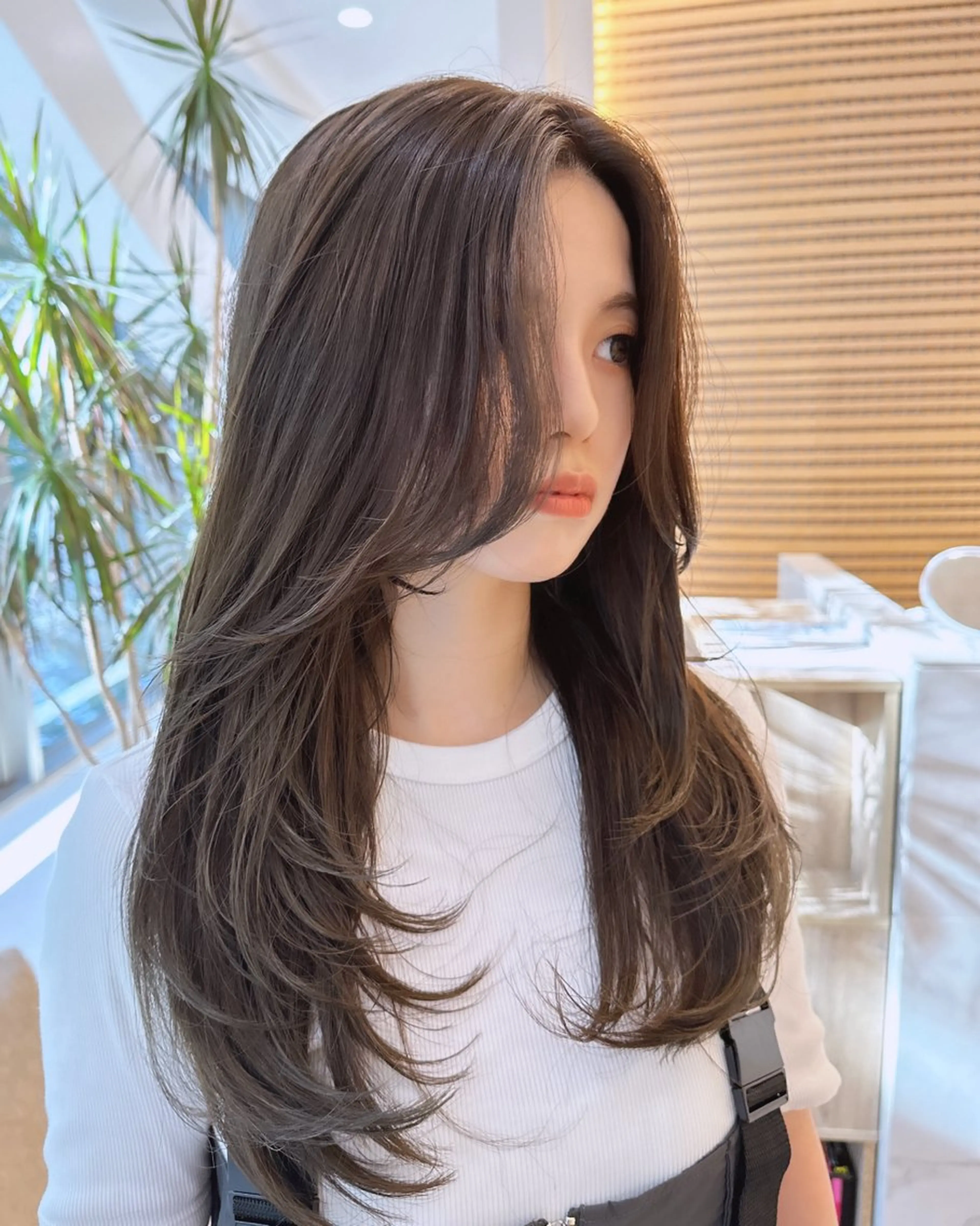 ロング カラー 韓国風/顔周りカット /髪質改善RYOTAのヘアスタイル