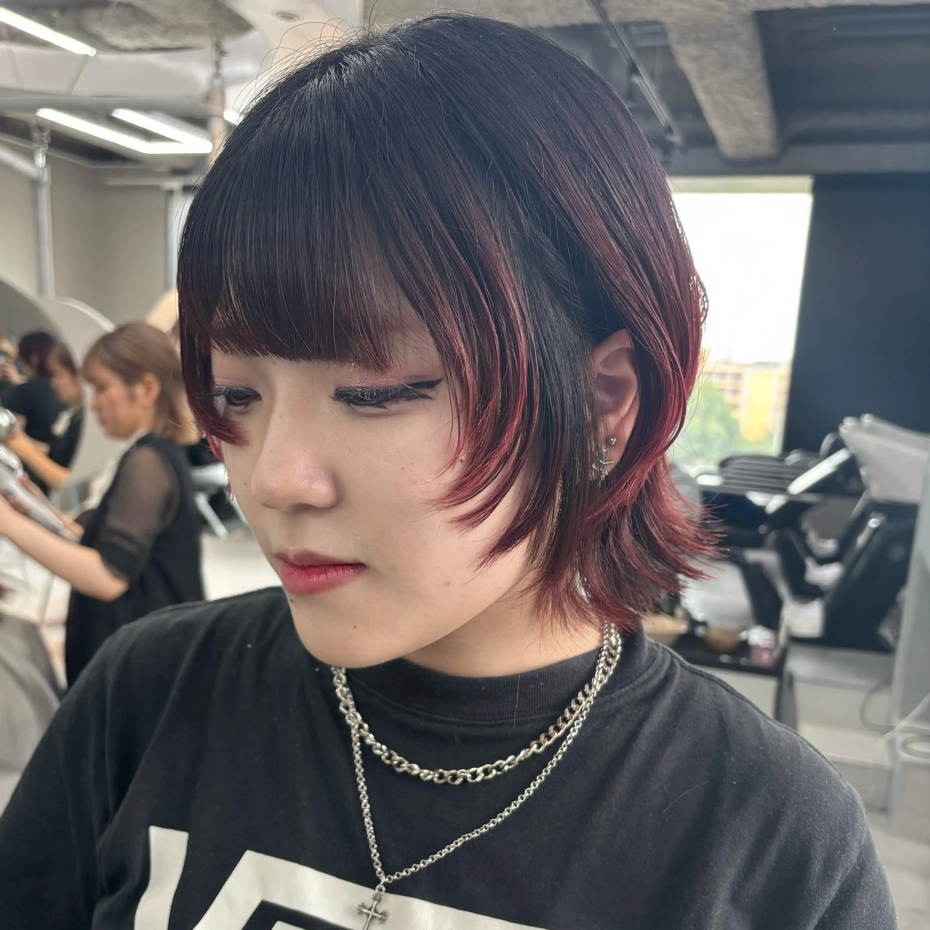 ショート ウルフカット kurune fuyuのヘアスタイル