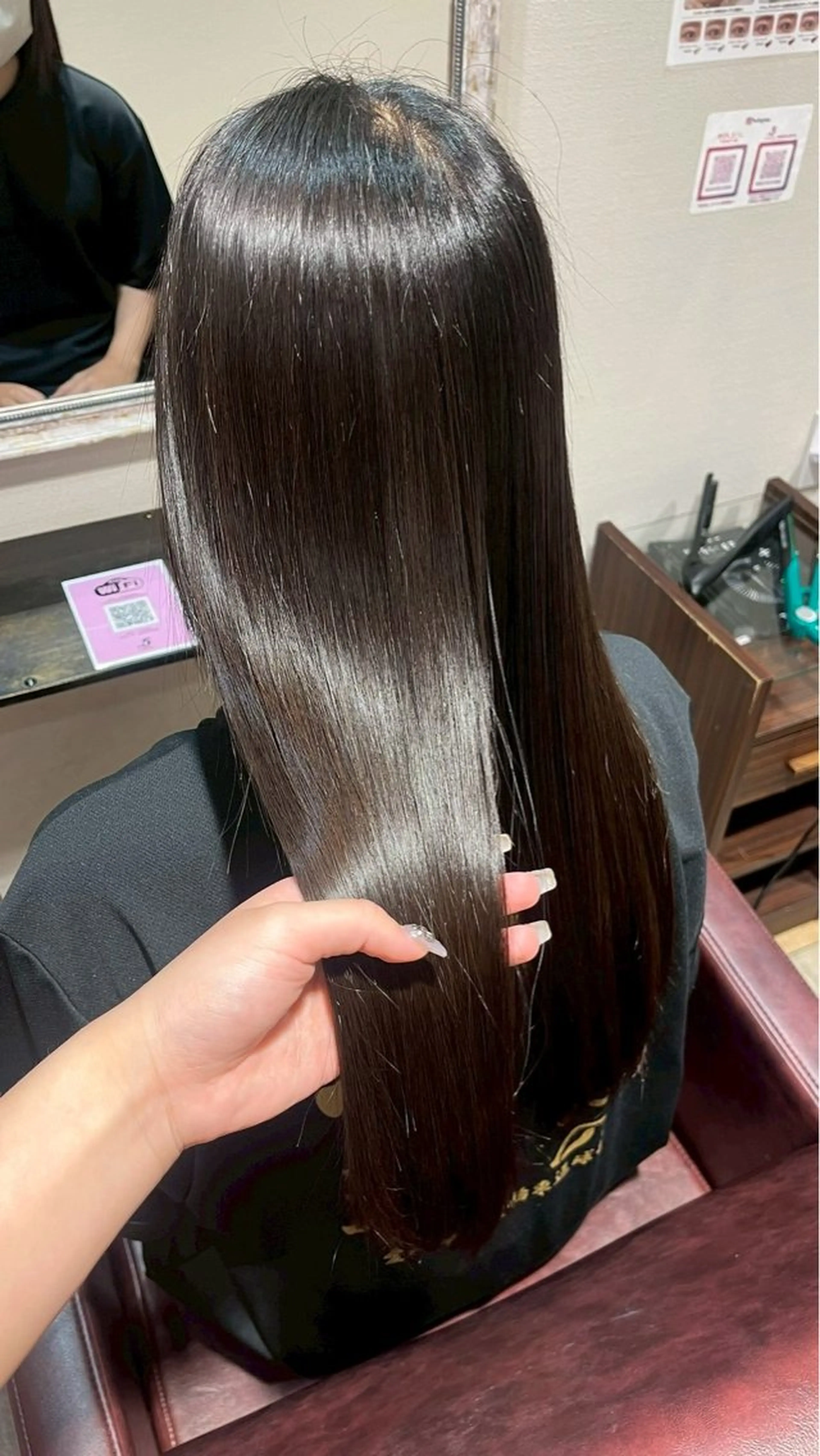 ロング カラー カット ヘアカラー トリートメント 艶カラー/メンズ パーマ/いくののヘアスタイル