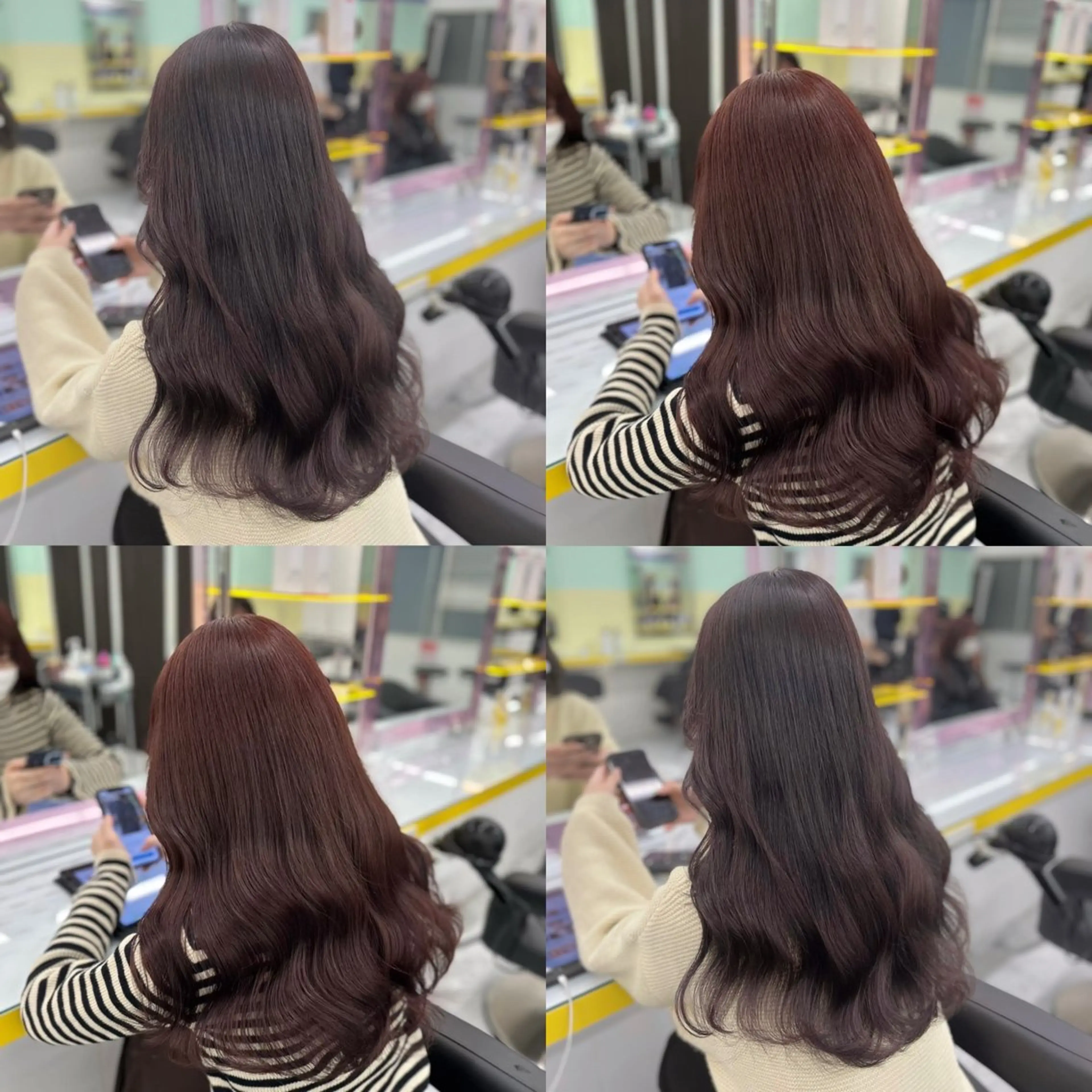 ロング まろっと艶感ブラウン ベージュ🤍まなかのヘアスタイル