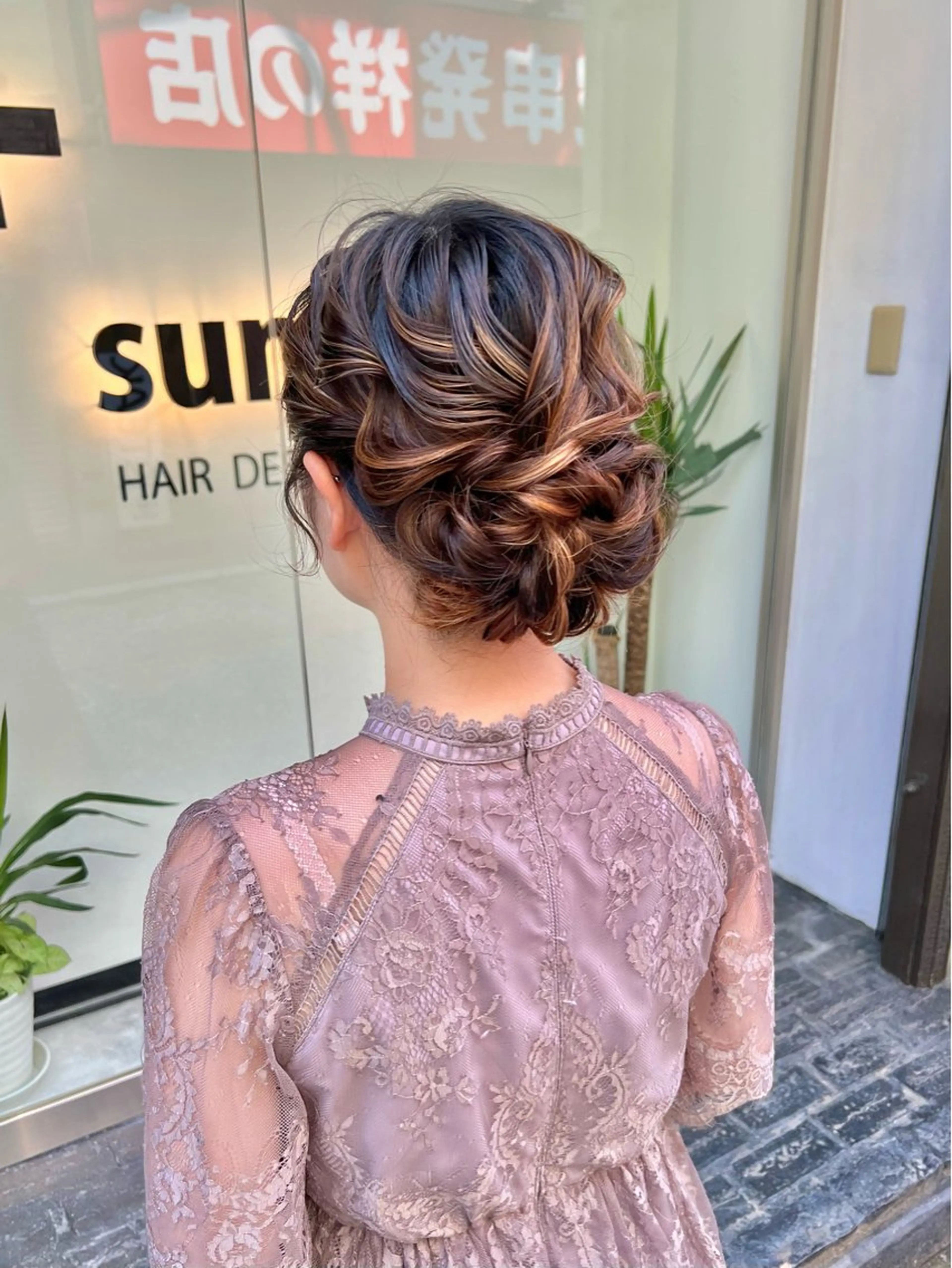 ミディアム ヘアアレンジ キッズ 「sumi」 AMIのヘアスタイル