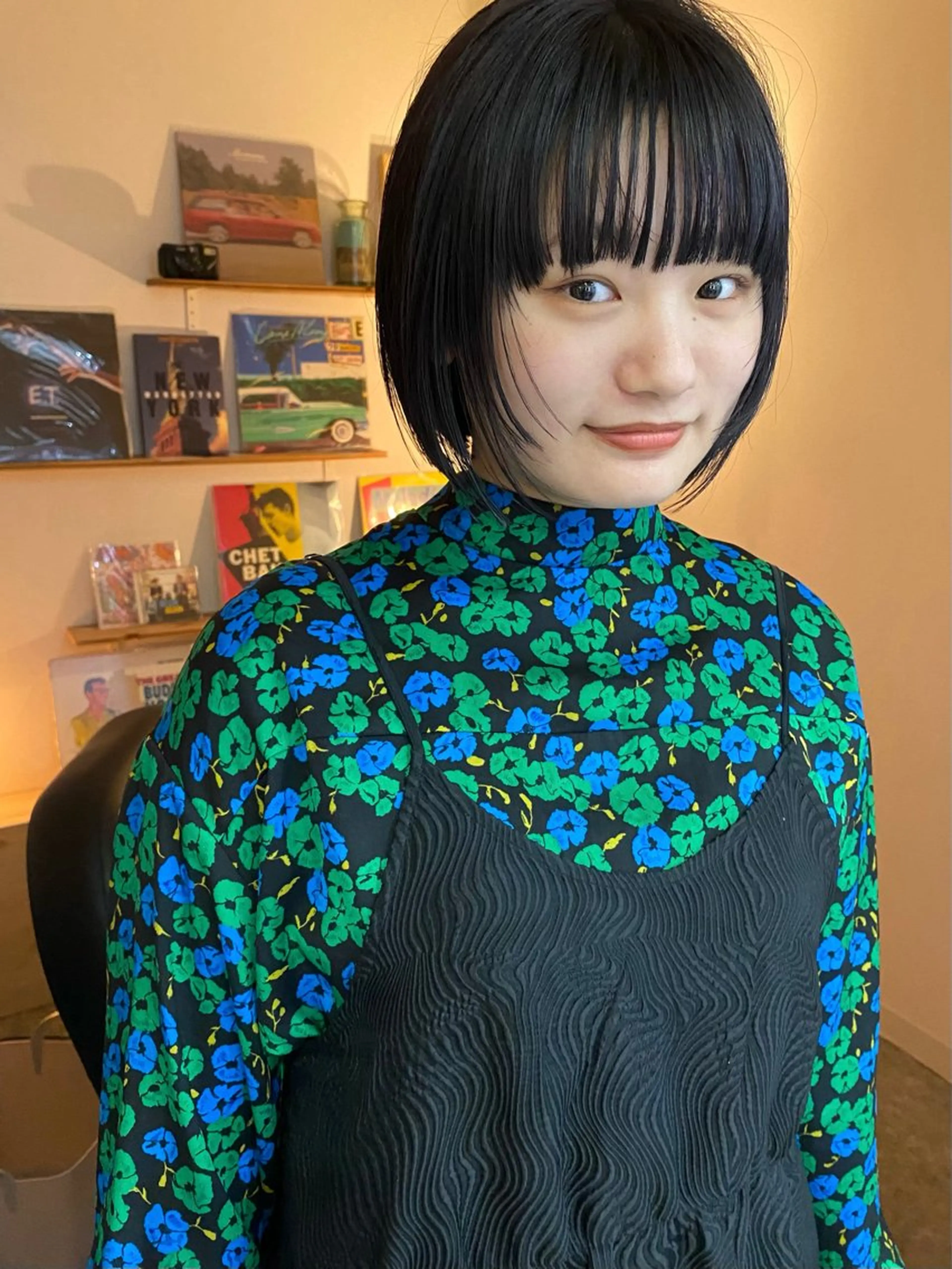 ショート カラー ショートボブ ボブ ショートヘア 森貴裕/ベージュ/ パーマ/オリーブのヘアスタイル