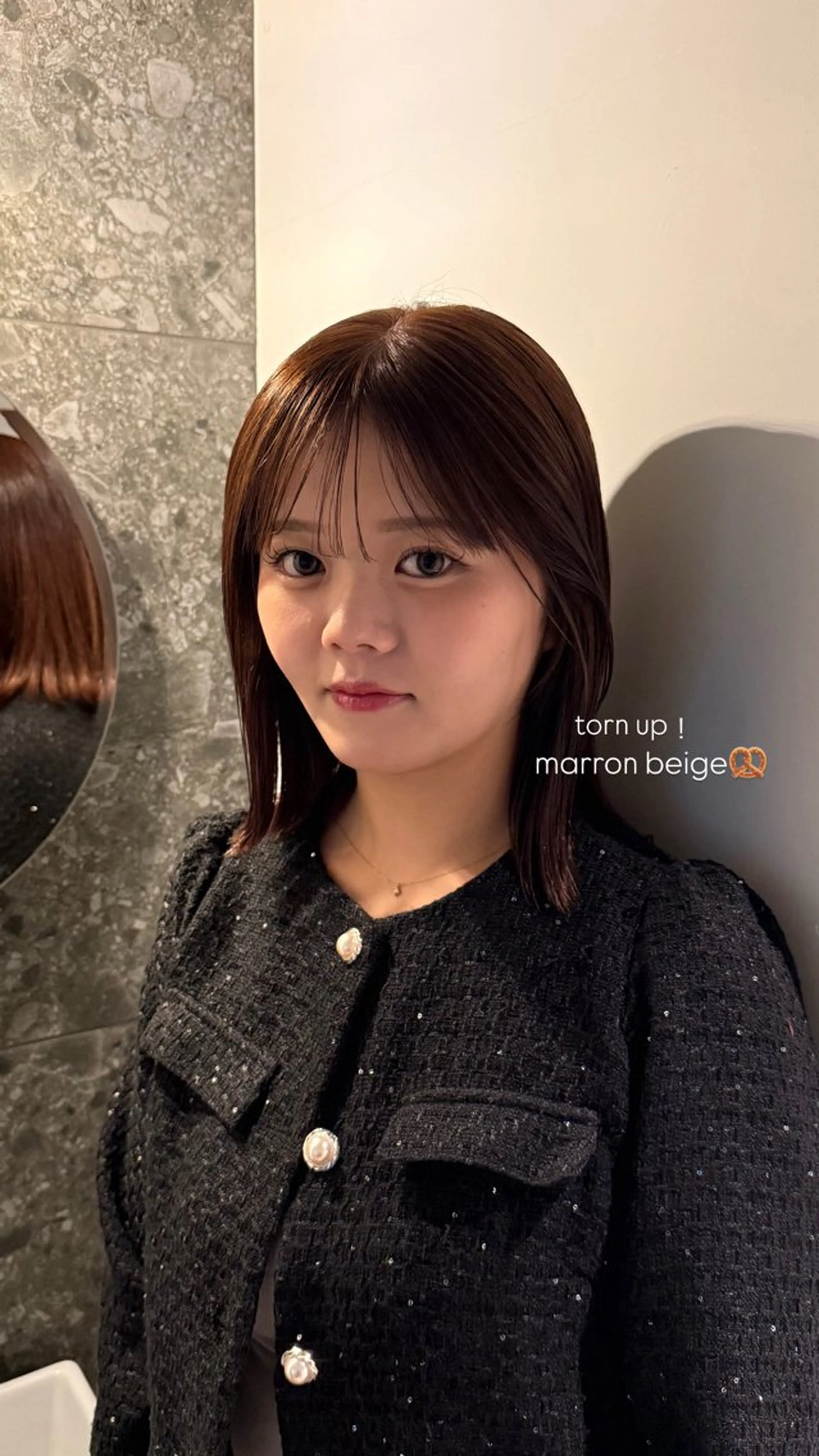 DEPT 西川もかのヘアスタイル