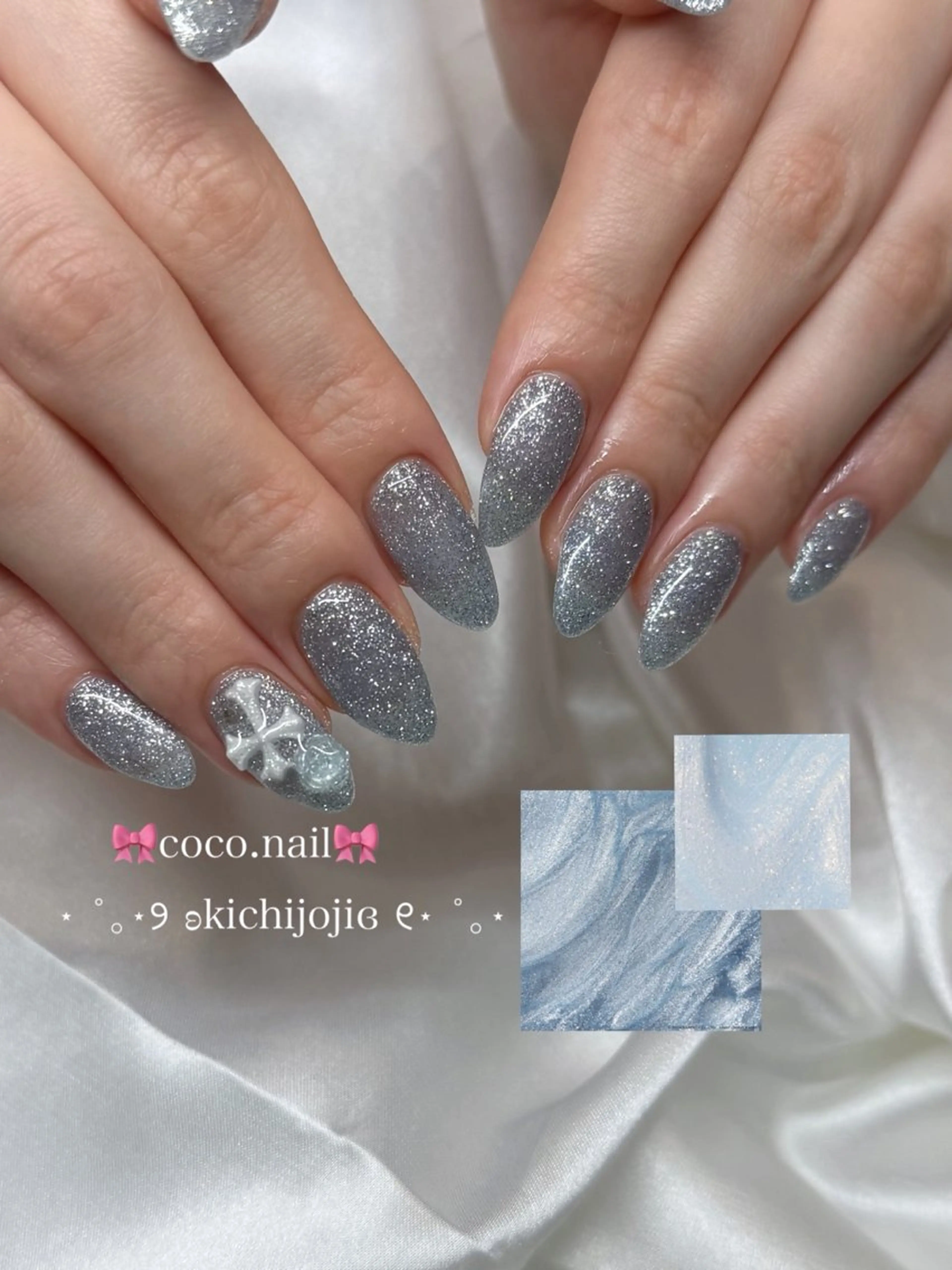 ネイル ハンドネイル coco.nail/ y2k/ワンホンのネイルデザイン