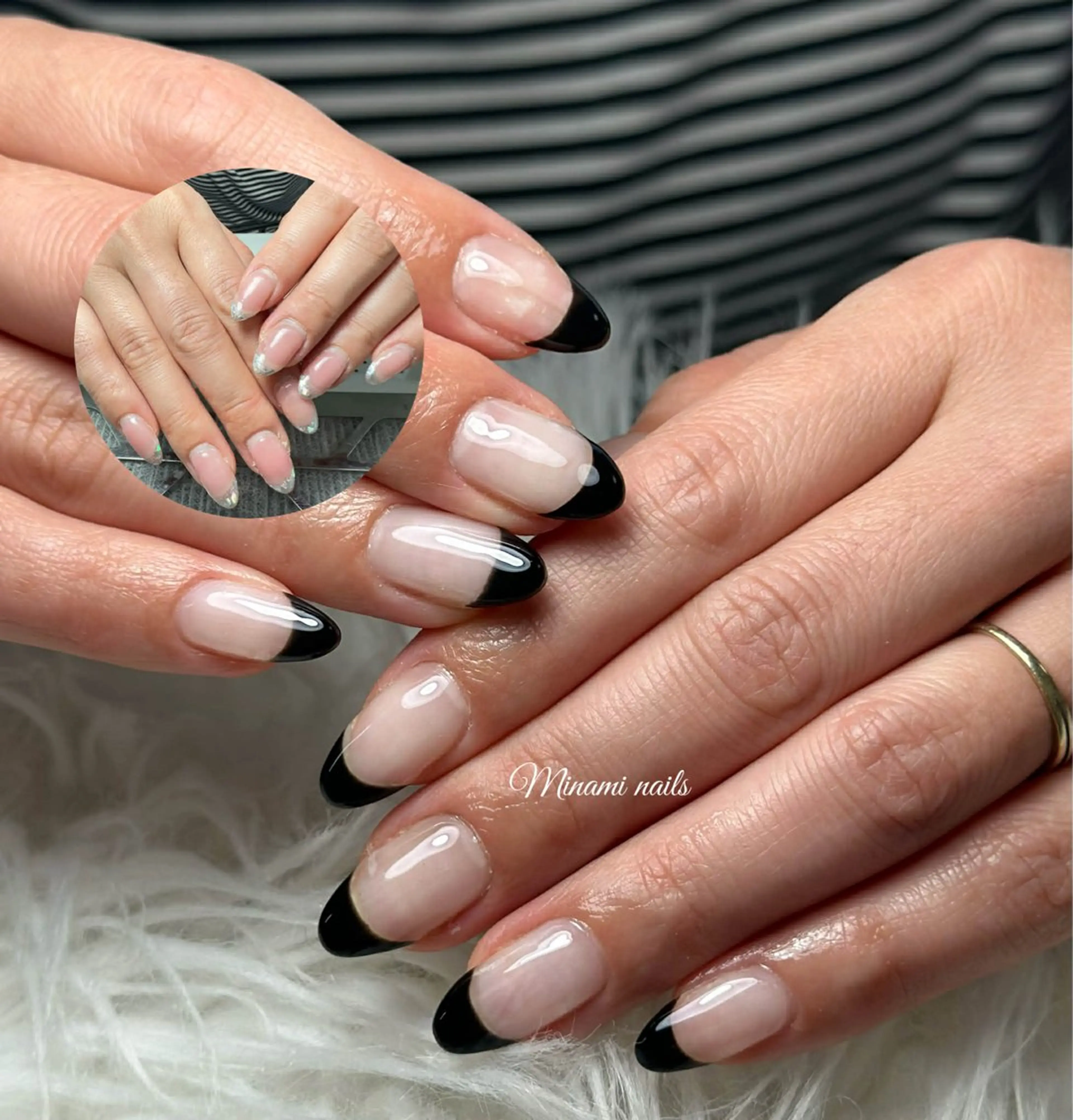 ネイル アートネイル オーロラネイル ガーリー キラキラネイル 韓国ネイル ハンドネイル Minami Nailsのネイルデザイン