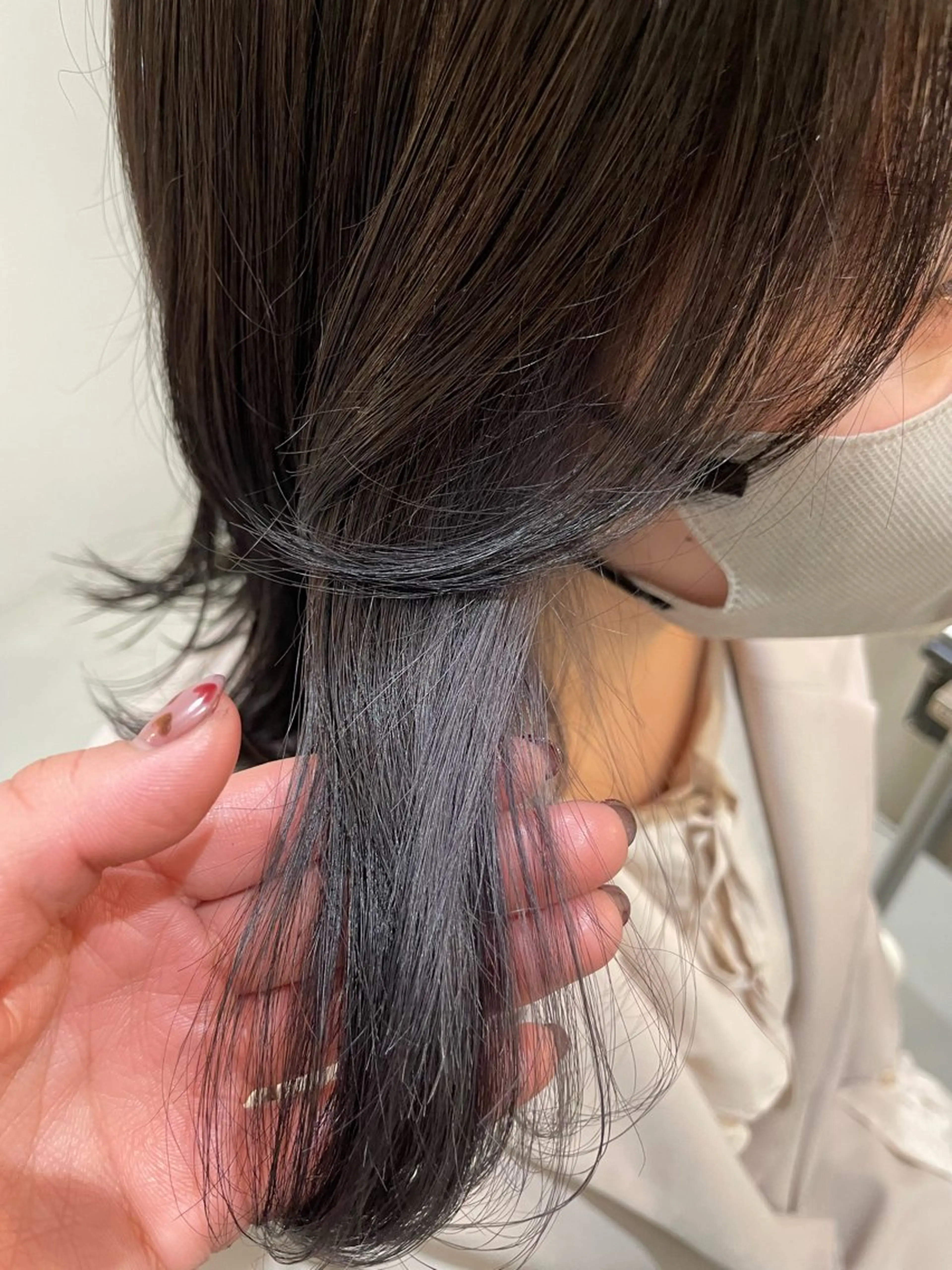 ミディアム カラー 艶髪/透明感カラー/ 韓国/nonokaのヘアスタイル