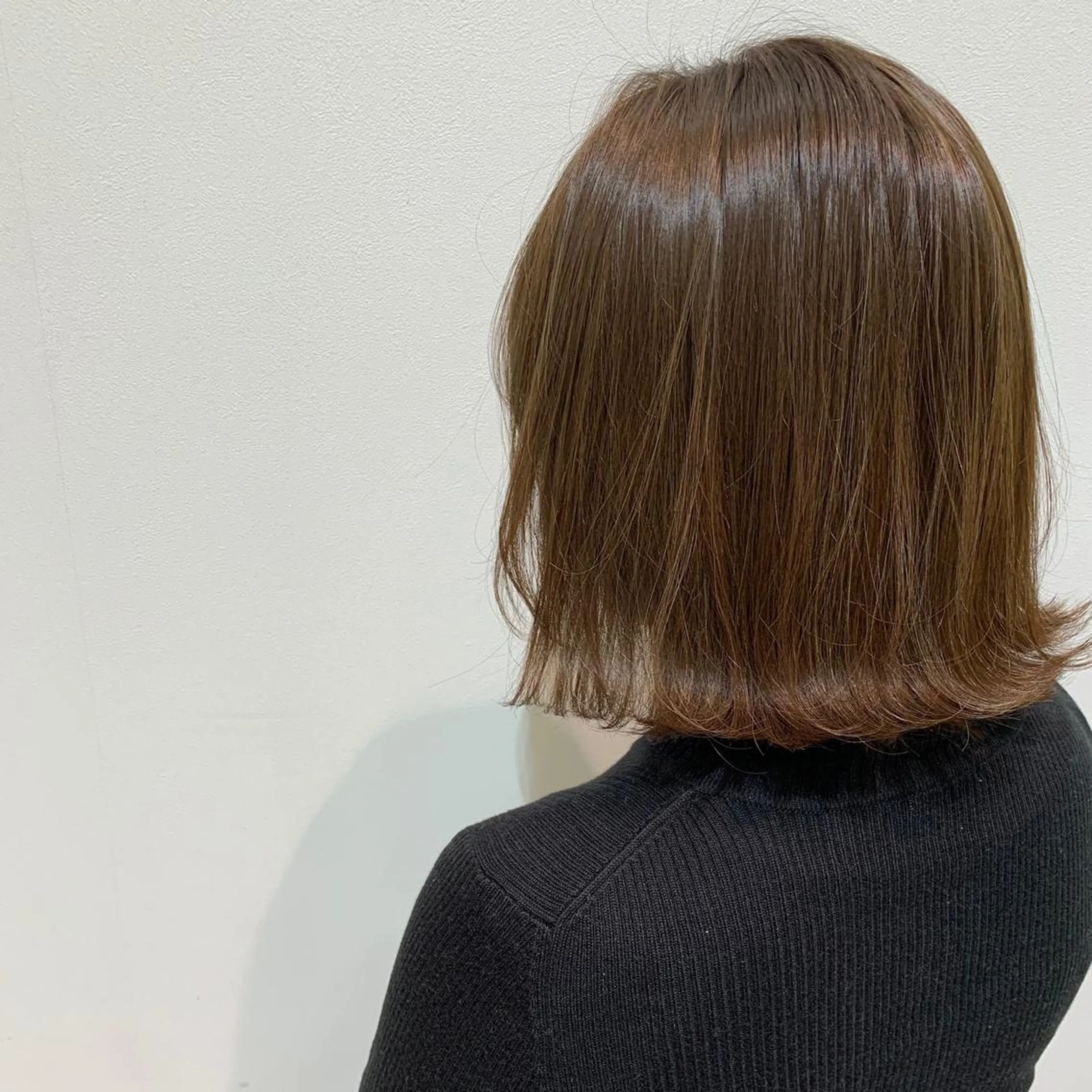 ミディアム カラー カット ヘアカラー トリートメント ナチュラルヘア/ 似合わせ/三宅 昌太のヘアスタイル