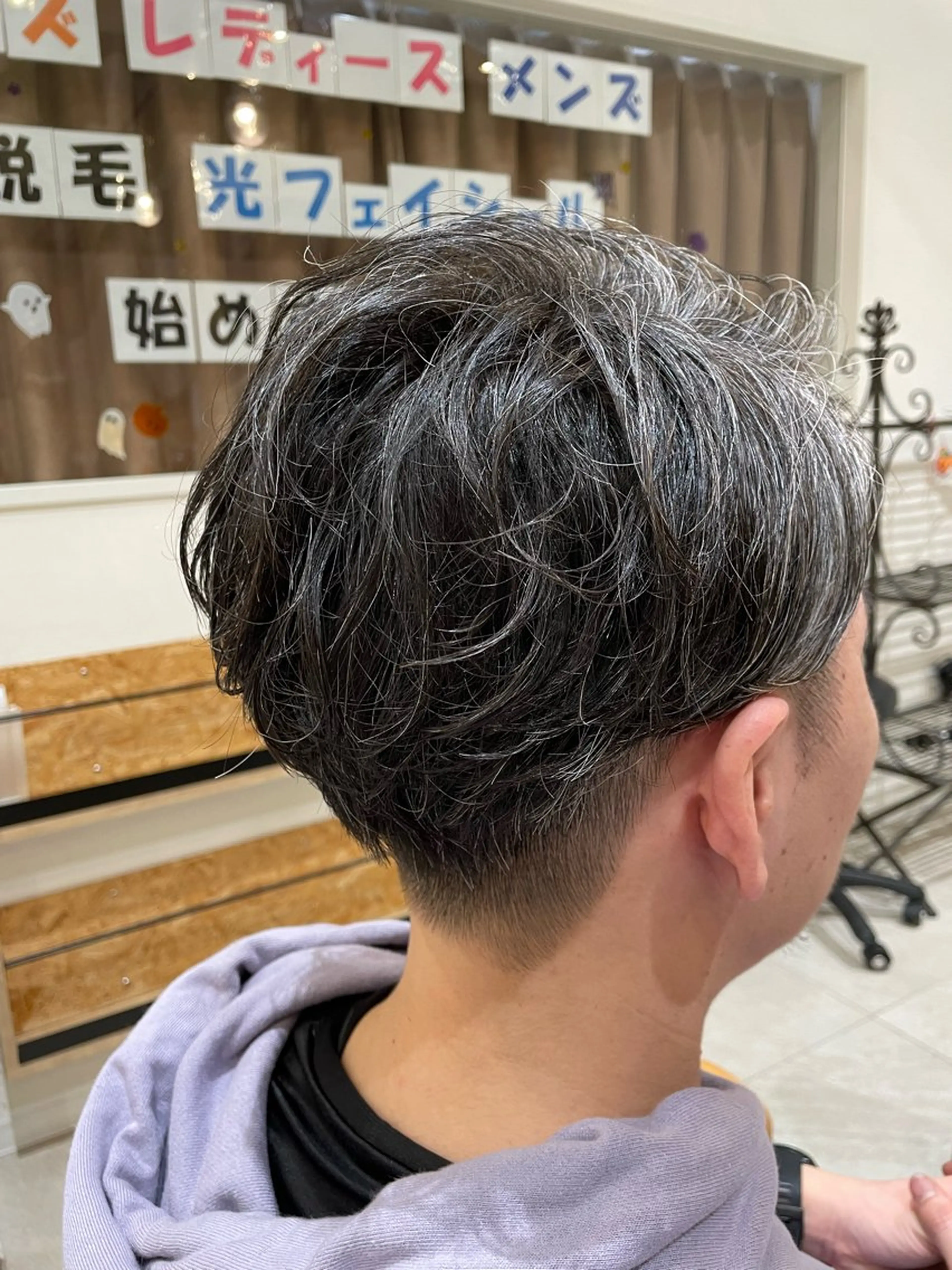 パーマ メンズ カット パーマ ルクール東三条店 佐藤のヘアスタイル