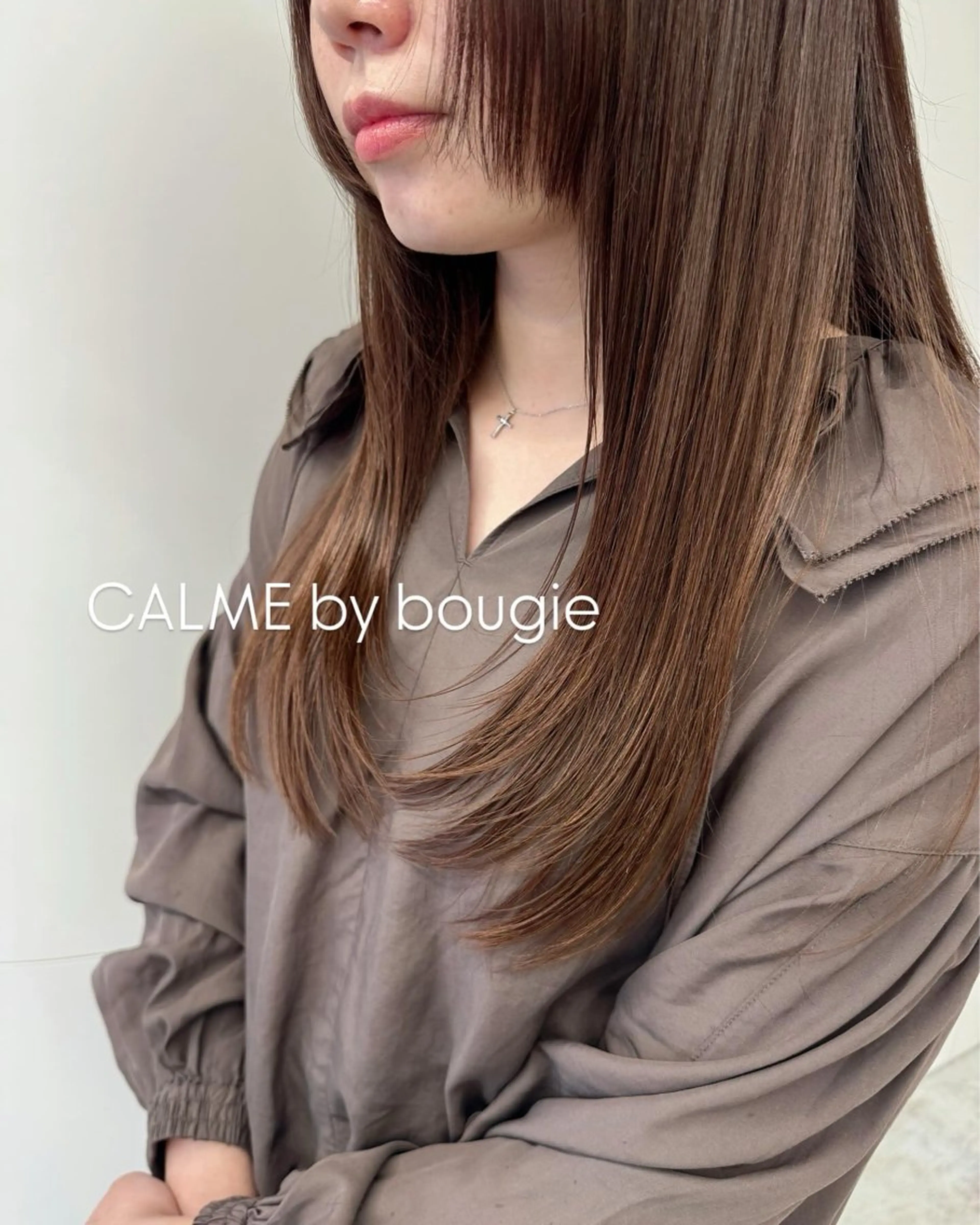 ロング レイヤーカット CALME  by bougie ENAのヘアスタイル