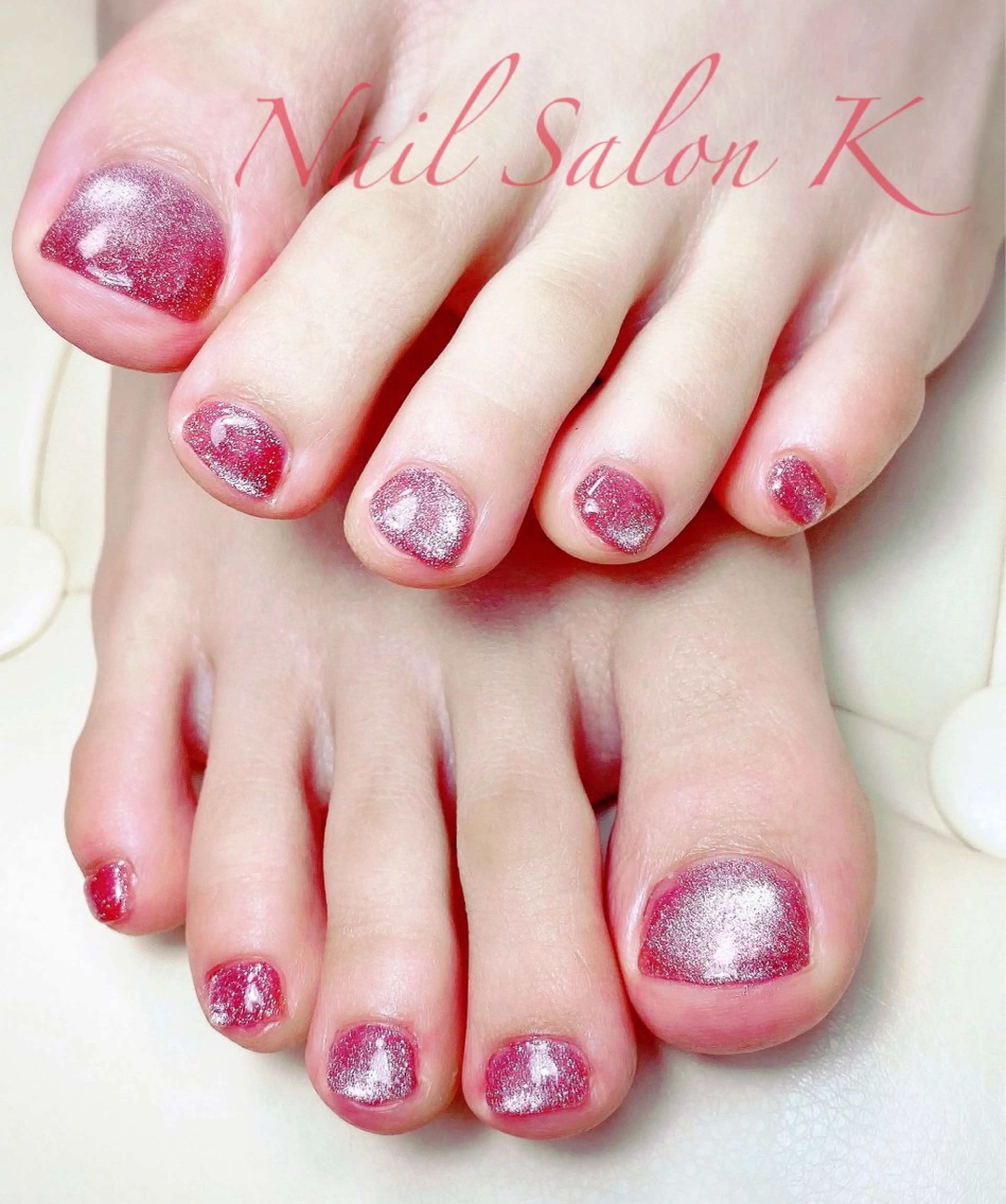 ネイル フラッシュネイル マグネットネイル フットネイル Nail Salon K 🧸美爪育成のネイルデザイン