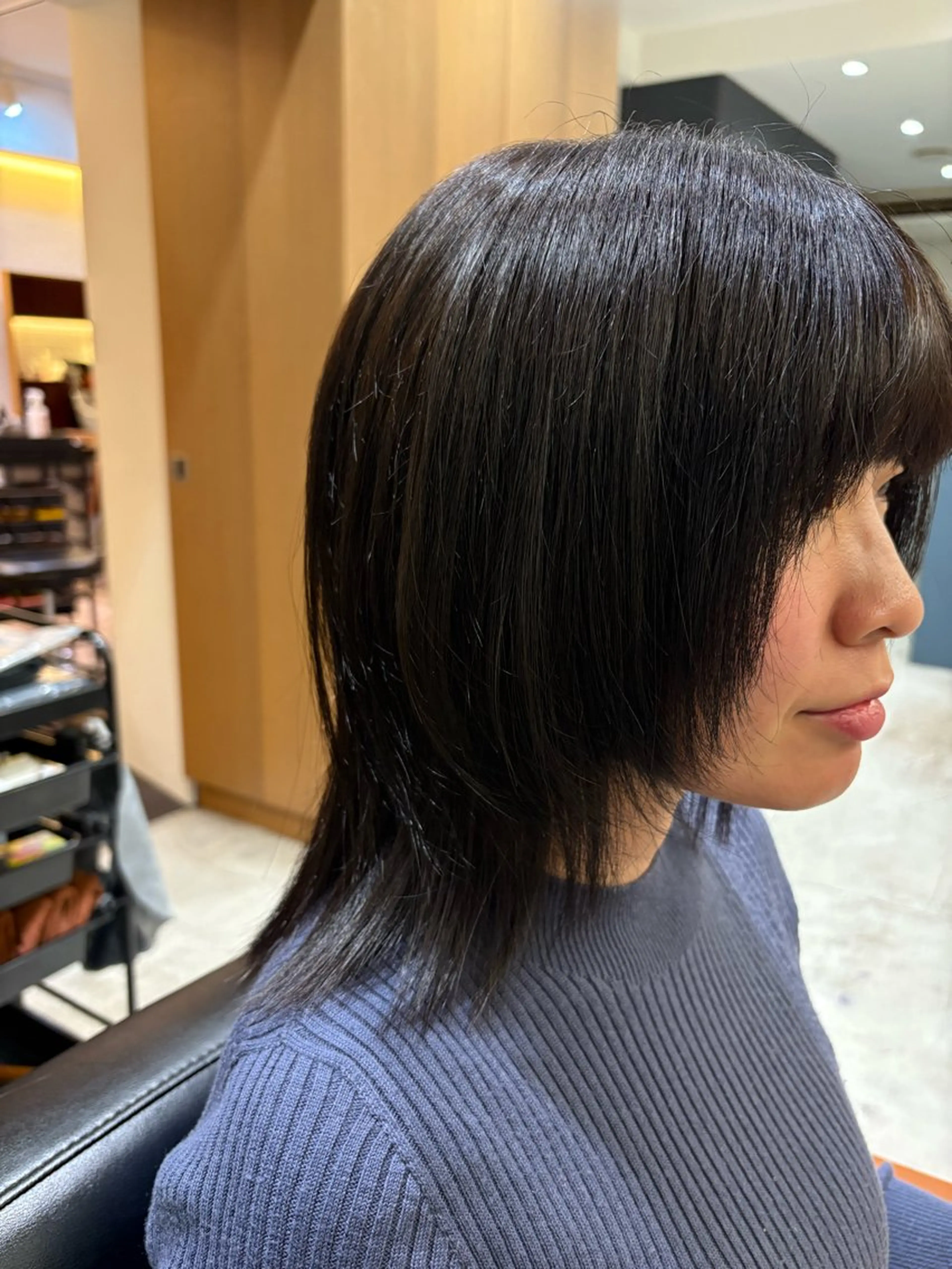ミディアム 寺本 心のヘアスタイル