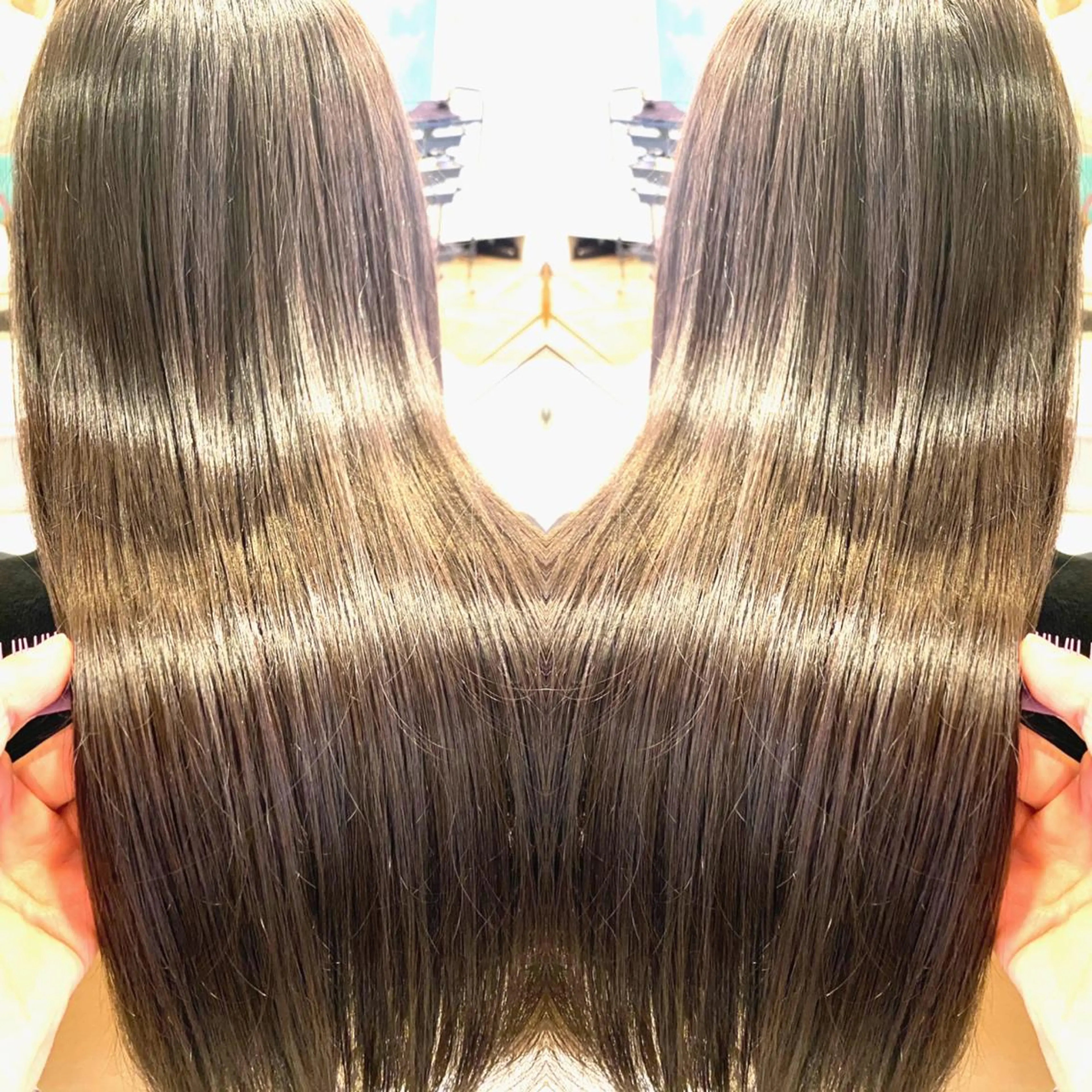 セミロング カラー パーマ レイヤー/ボブ 高嶋 優のヘアスタイル