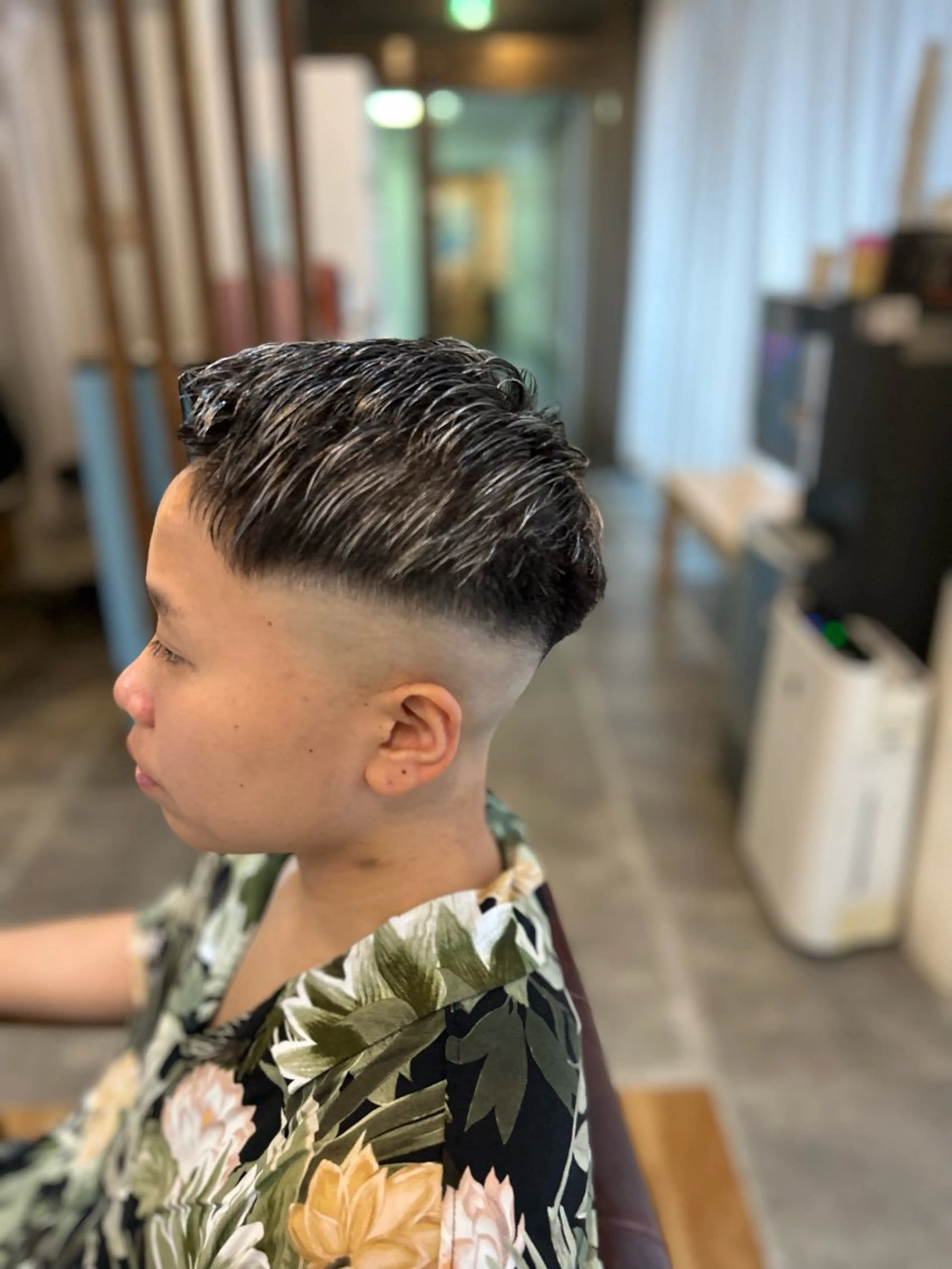 ショート カラー ハイライトカラー ハイライト ヘアカラー CECIL hair なんば店所属・メンズパーマ 艶髪☆店長☆有馬のヘアスタイル