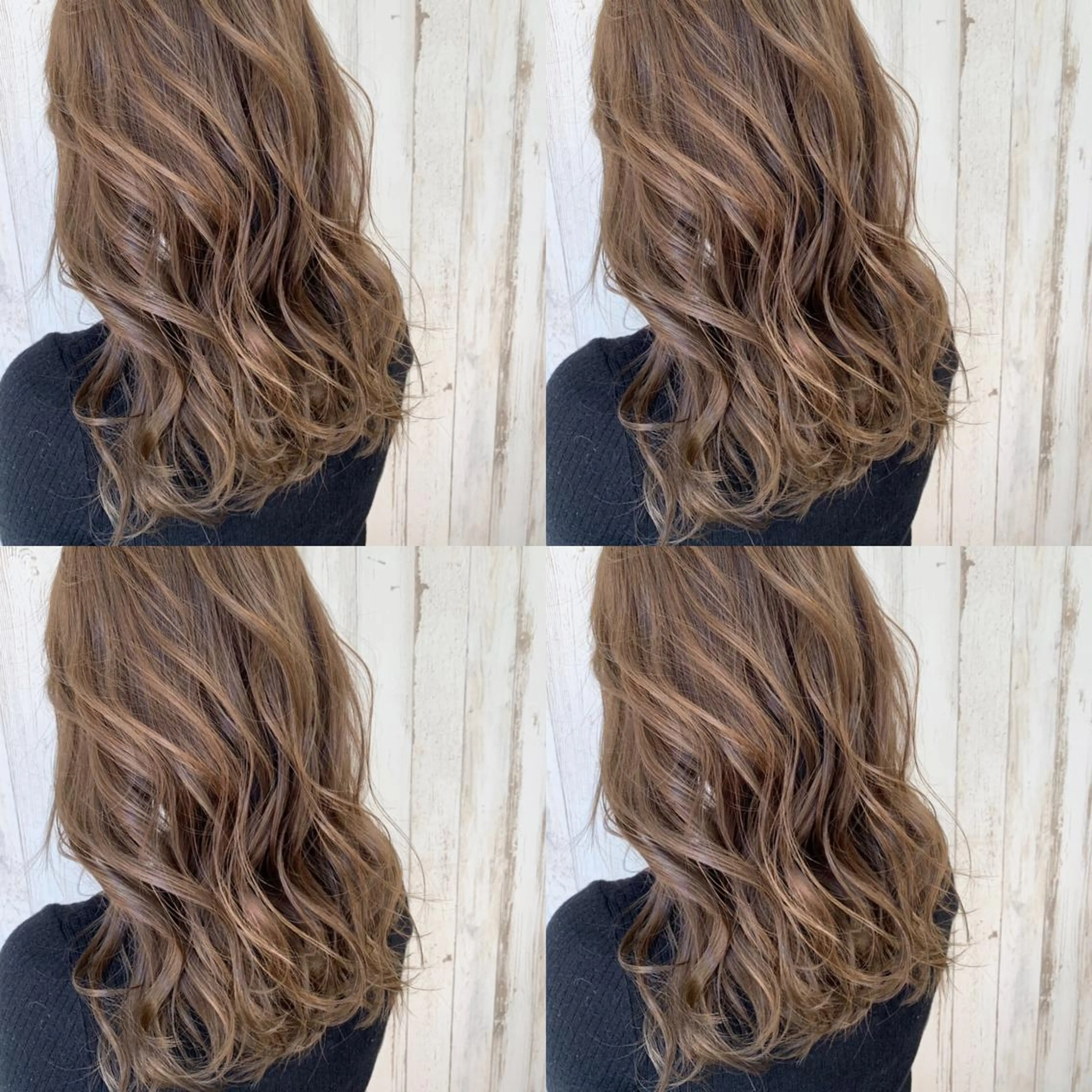 セミロング カラー 心斎橋韓国ボブ 好原良真のヘアスタイル