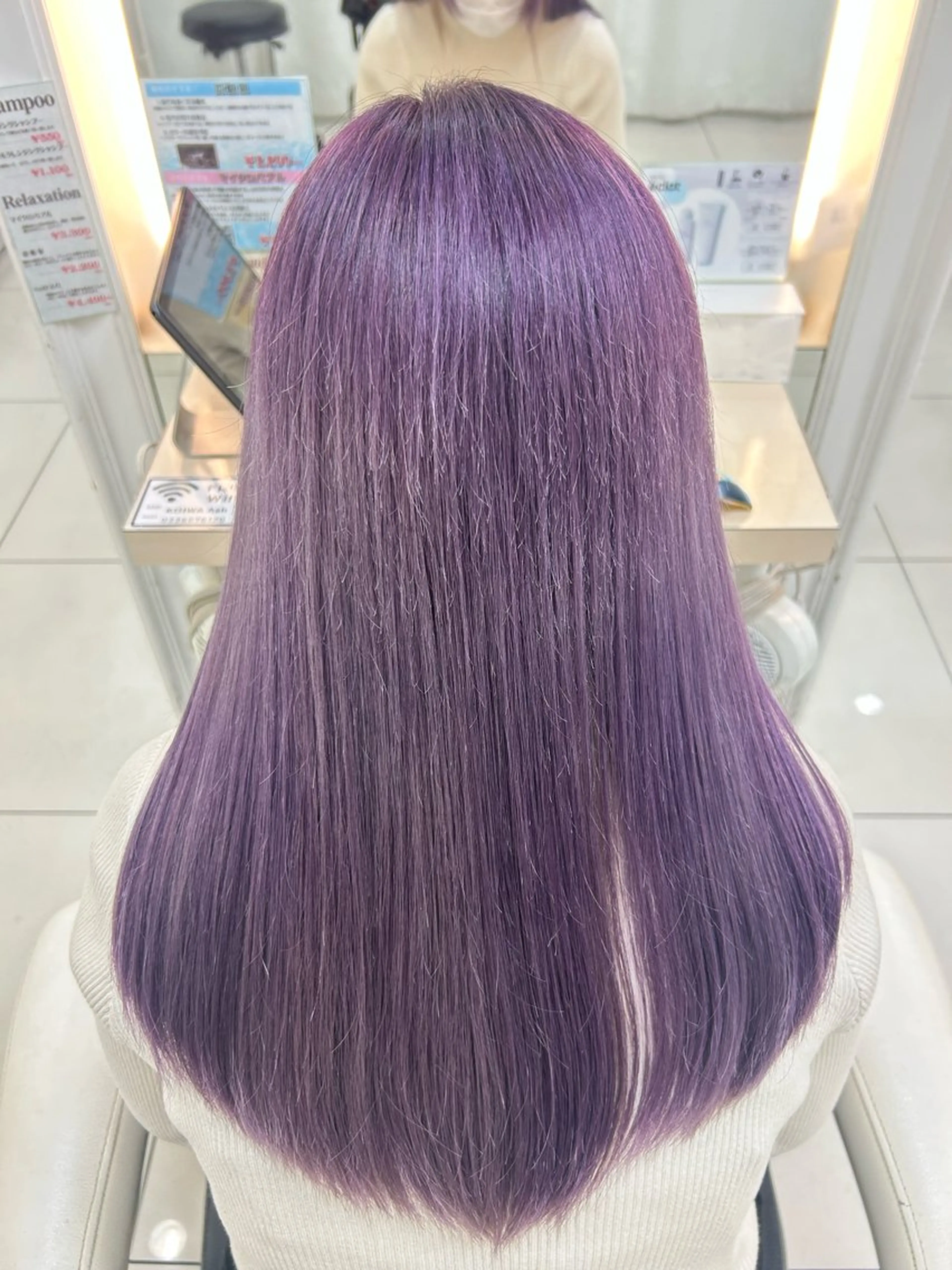 セミロング カラー カット ヘアカラー トリートメント 髪質改善/艶カラー/ メンズパーマ/鈴木のヘアスタイル